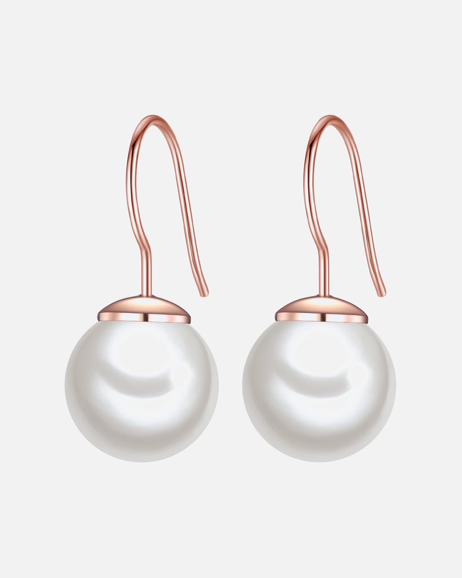 Boucle d'oreilles for FemmeLulu & JaneBoucles d'oreille en perle Métal Perles organiques en Or rose22,5 mm