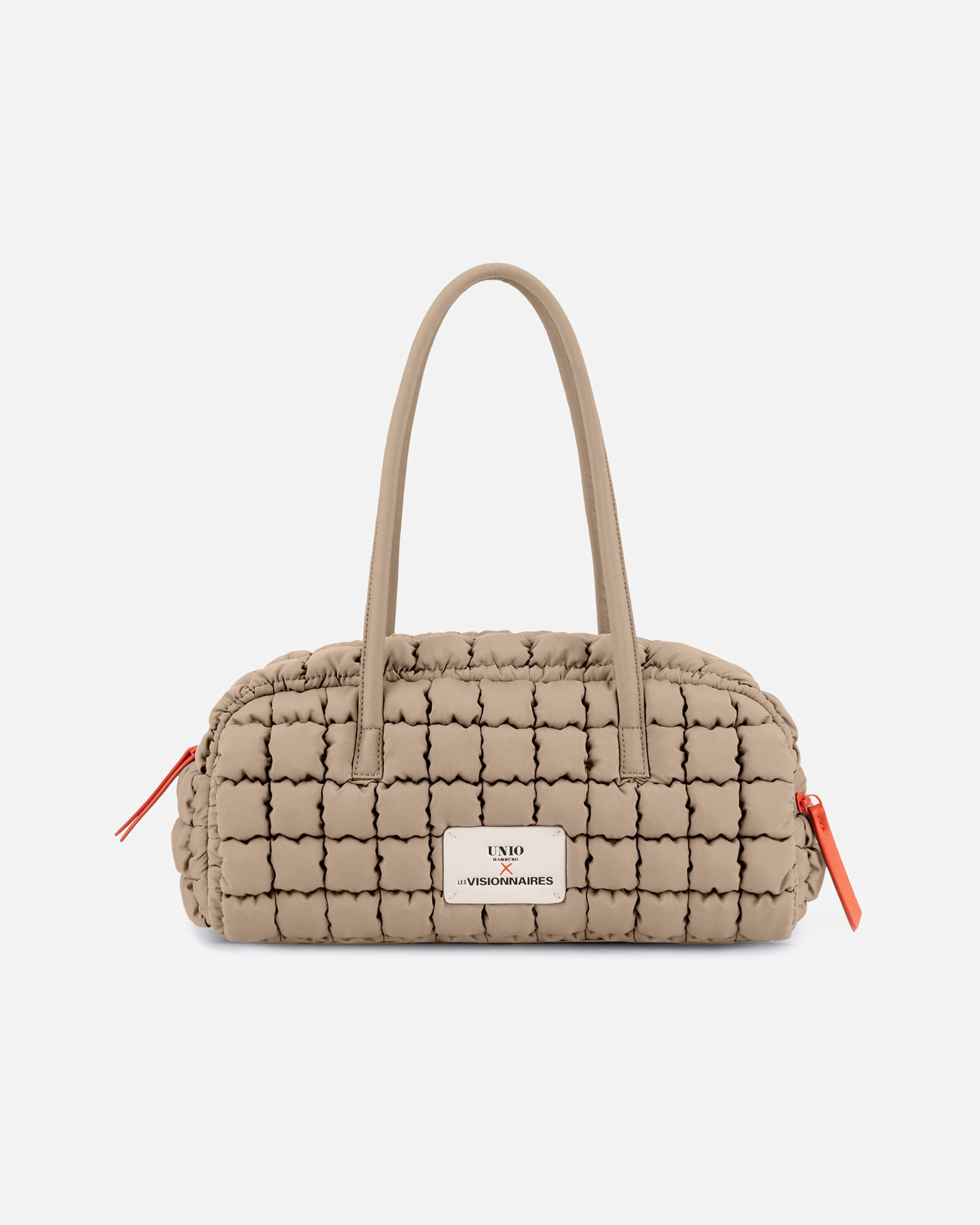 Tasche für Weiblich LES VISIONNAIRES Default Brand Line Unio Zicke Schultertasche toast