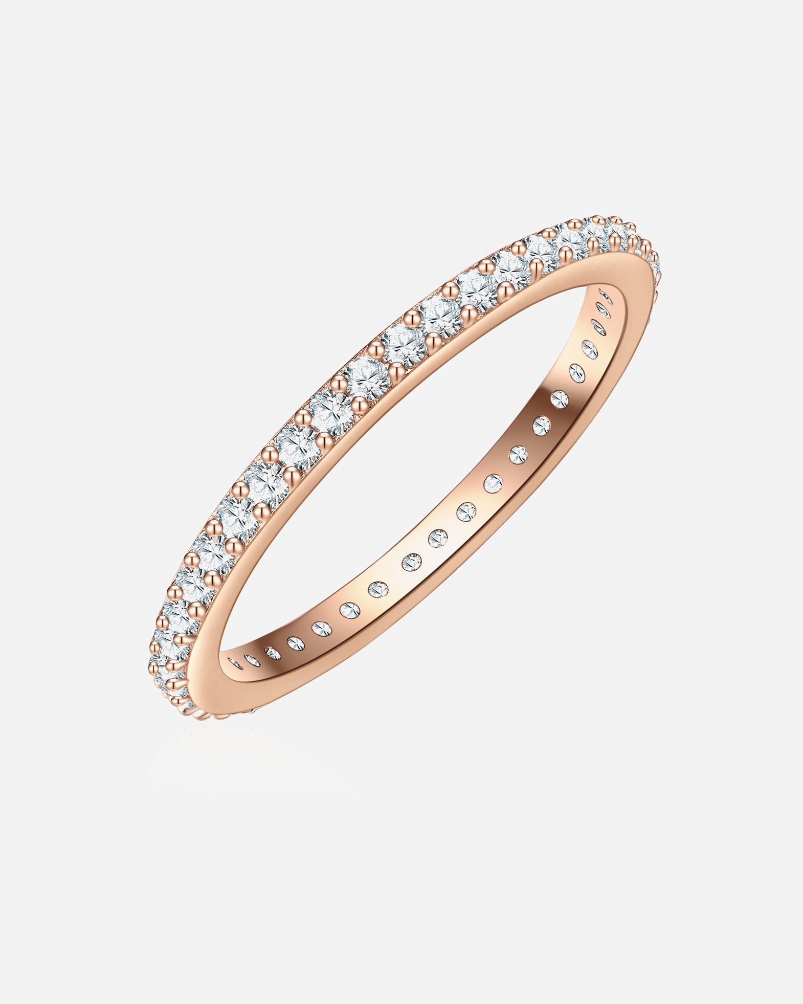 Ring für Weiblich Glanzstücke München Ring aus Sterling Silber in roségold 50