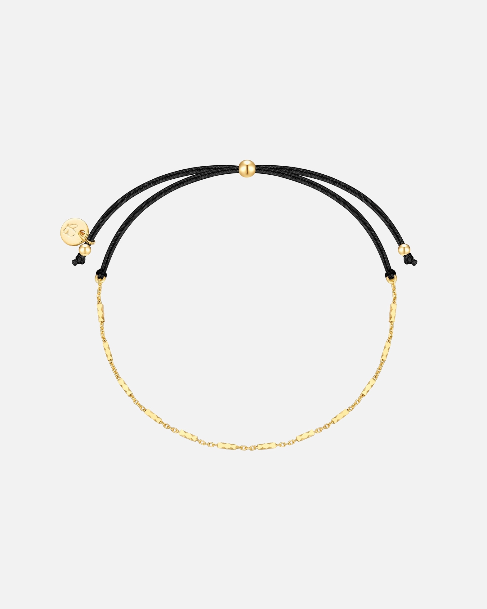 Bracelet for FemmeBracelet en argent sterling en or jaune15,0 - 22,0 cm, flexibel einstellbar