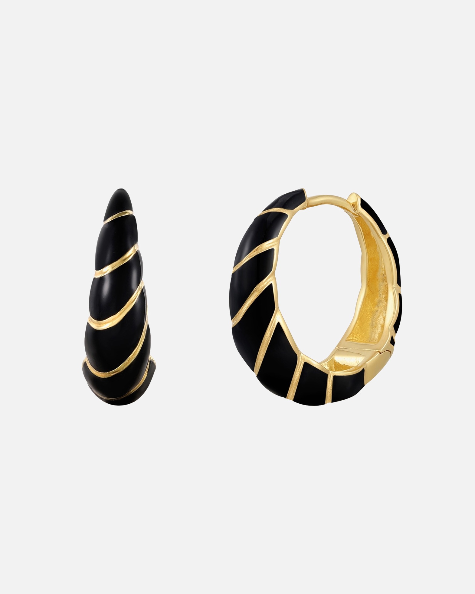 Creolen für Weiblich Glanzstücke München Creolen aus Sterling Silber in gelbgold 20,6 mm