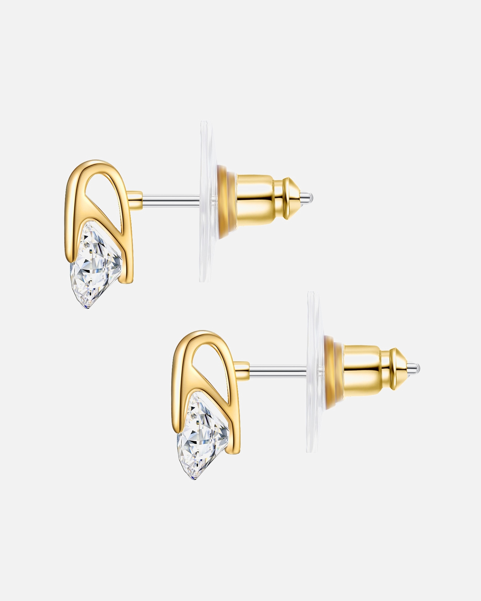 Boucle d'oreilles for FemmeLulu & JanePuces d'oreille tendance Métal Oxyde de zirconium (CZ) en Or jaune10,5 mm