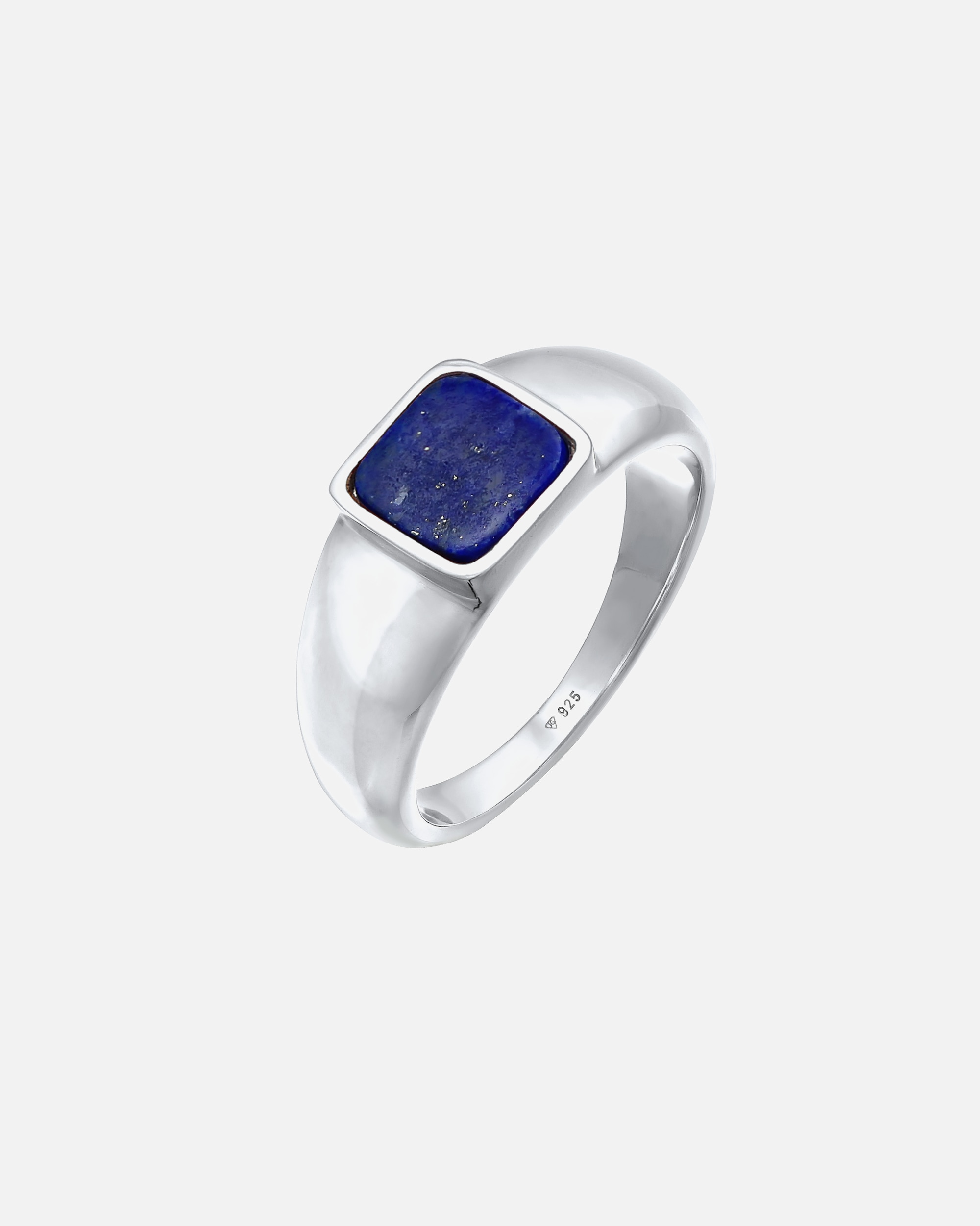 Bague for HommeKUZZOIBague Signet Homme Carré Basic Robust Blue avec Sodalite en Argent Sterling 92562