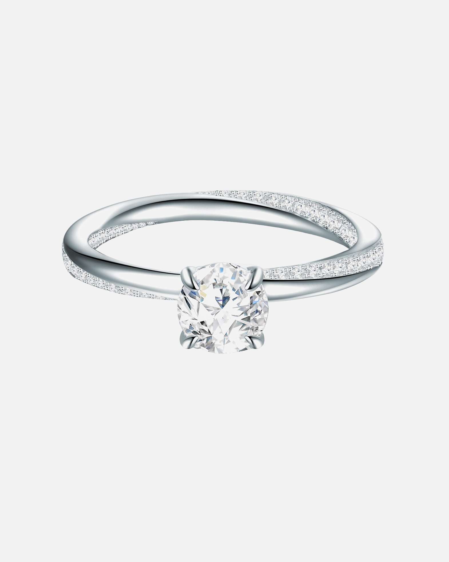 Bague for FemmeTrilaniBague en argent Argent sterling Oxyde de zirconium (CZ) en Argent56