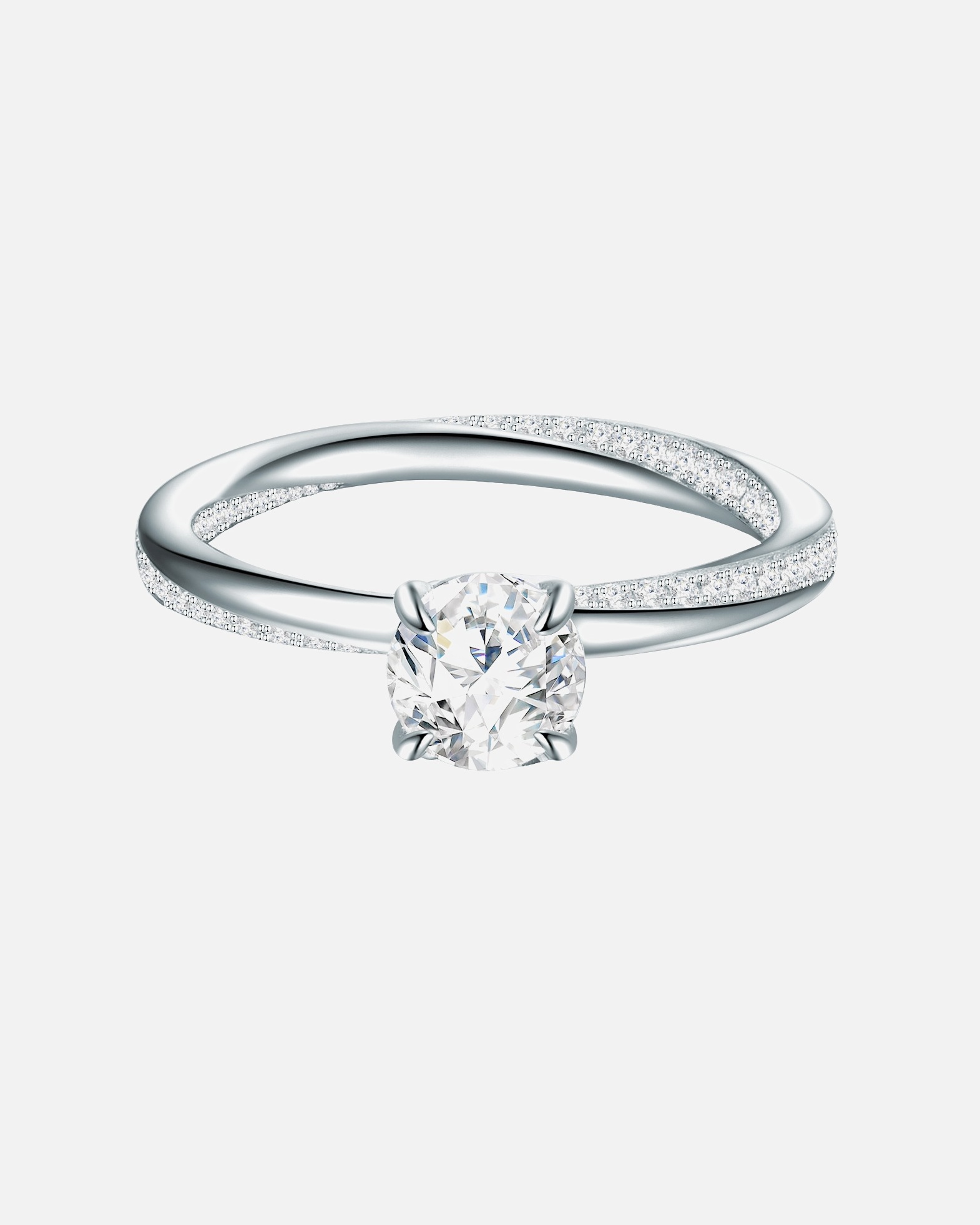 Bague for FemmeTrilaniBague en argent Argent sterling Oxyde de zirconium (CZ) en Argent60