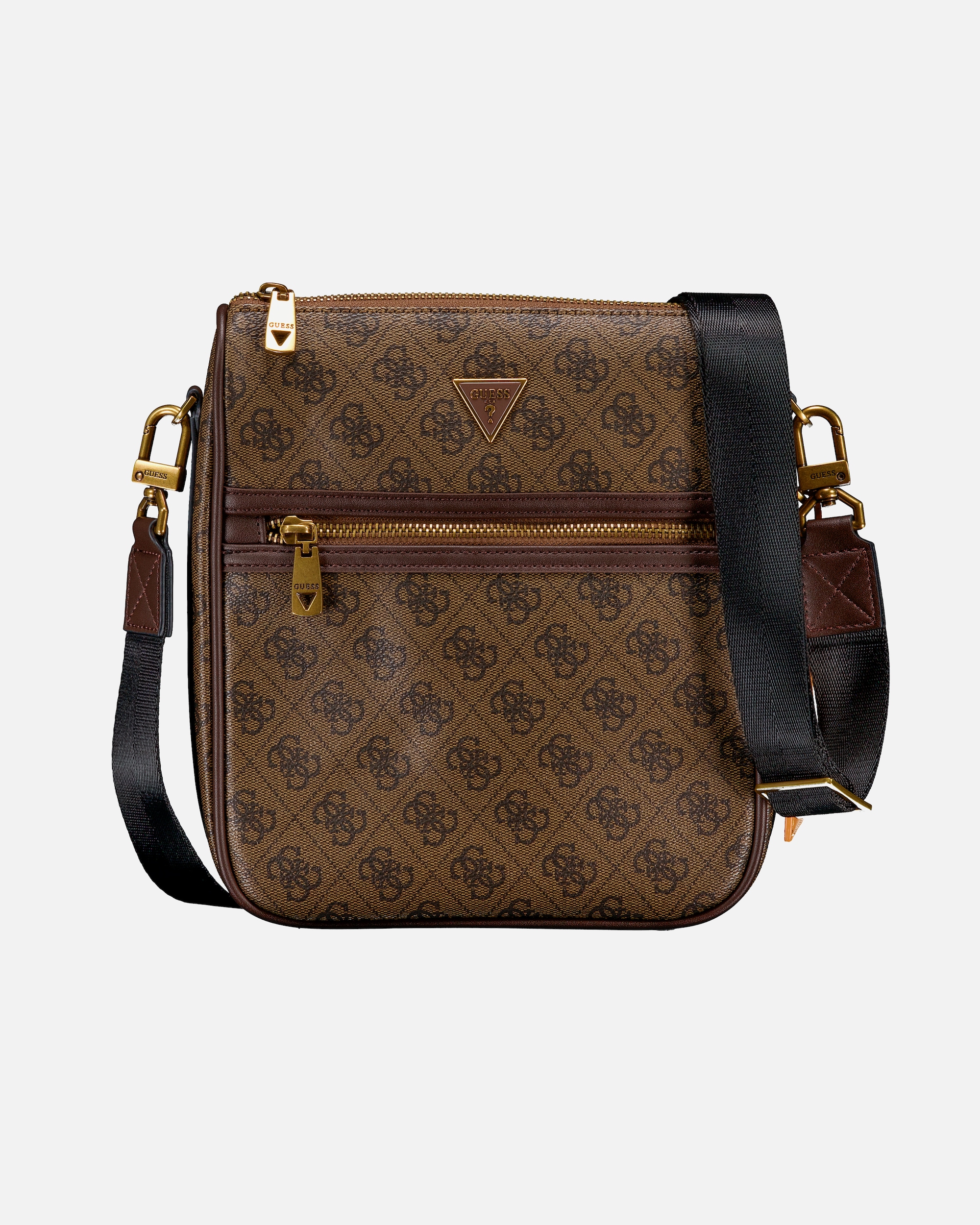 Umhängetasche für Männlich Guess Milano Umhängetasche coffee