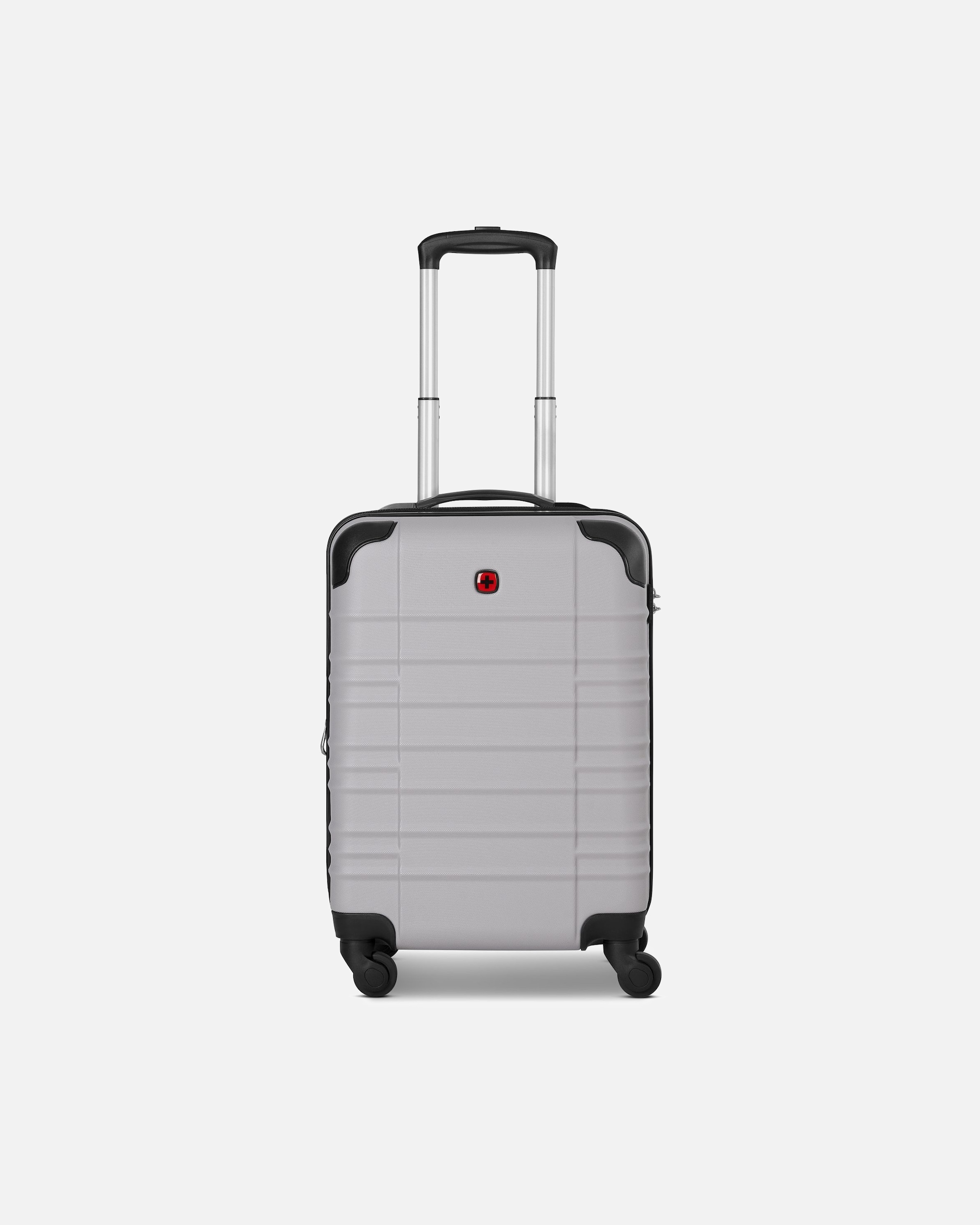 Handgepäckkoffer für Männlich Wenger Amplar Evo 4 Rollen Kabinentrolley S 53 cm mit Dehnfalte cloud