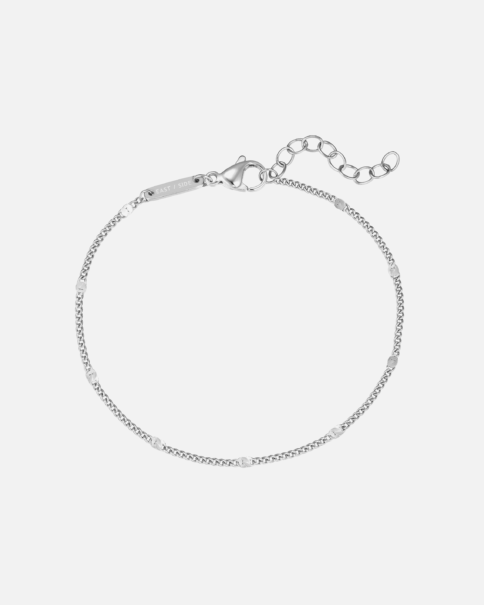 Bracelet for FemmeEASTSIDEBracelet en Acier inoxydable en Argent17,0 cm Basislänge + 3,0 cm Verlängerung