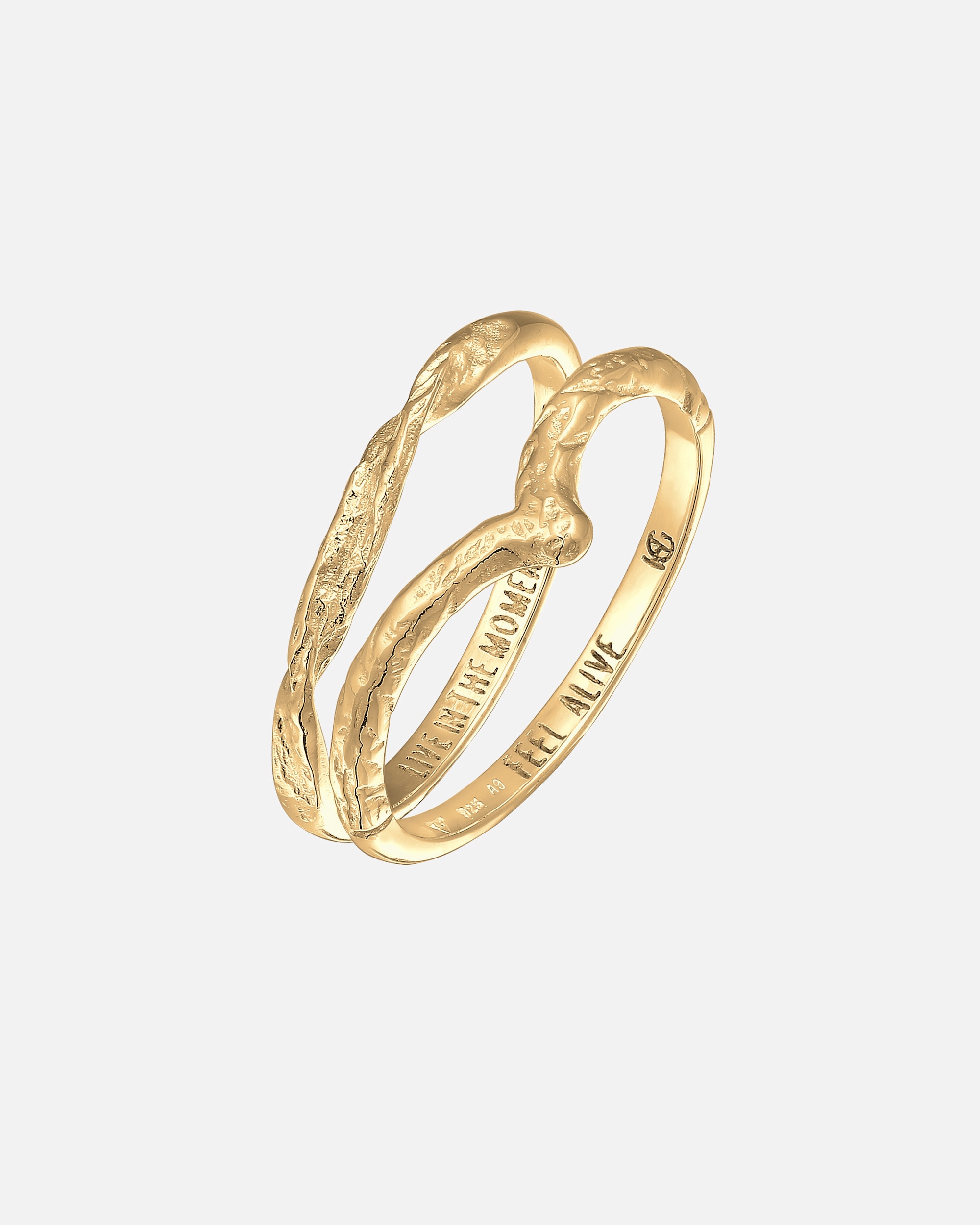 Ring für Weiblich Haze & Glory Default Brand Line Set Moment - Feel Alive 925 Silber 56