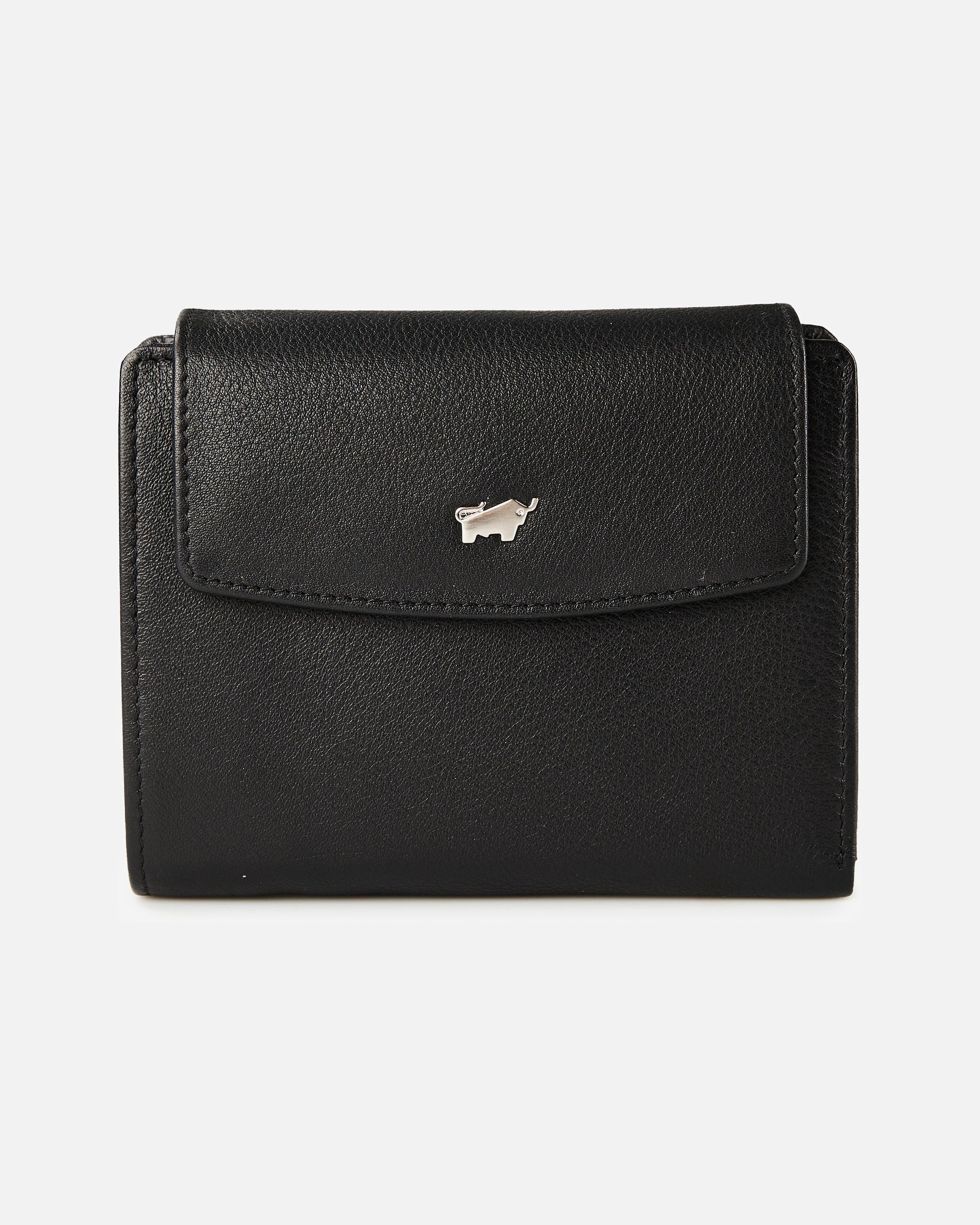 Portemonnaie für Weiblich Braun Büffel Joy Damengeldbörse black