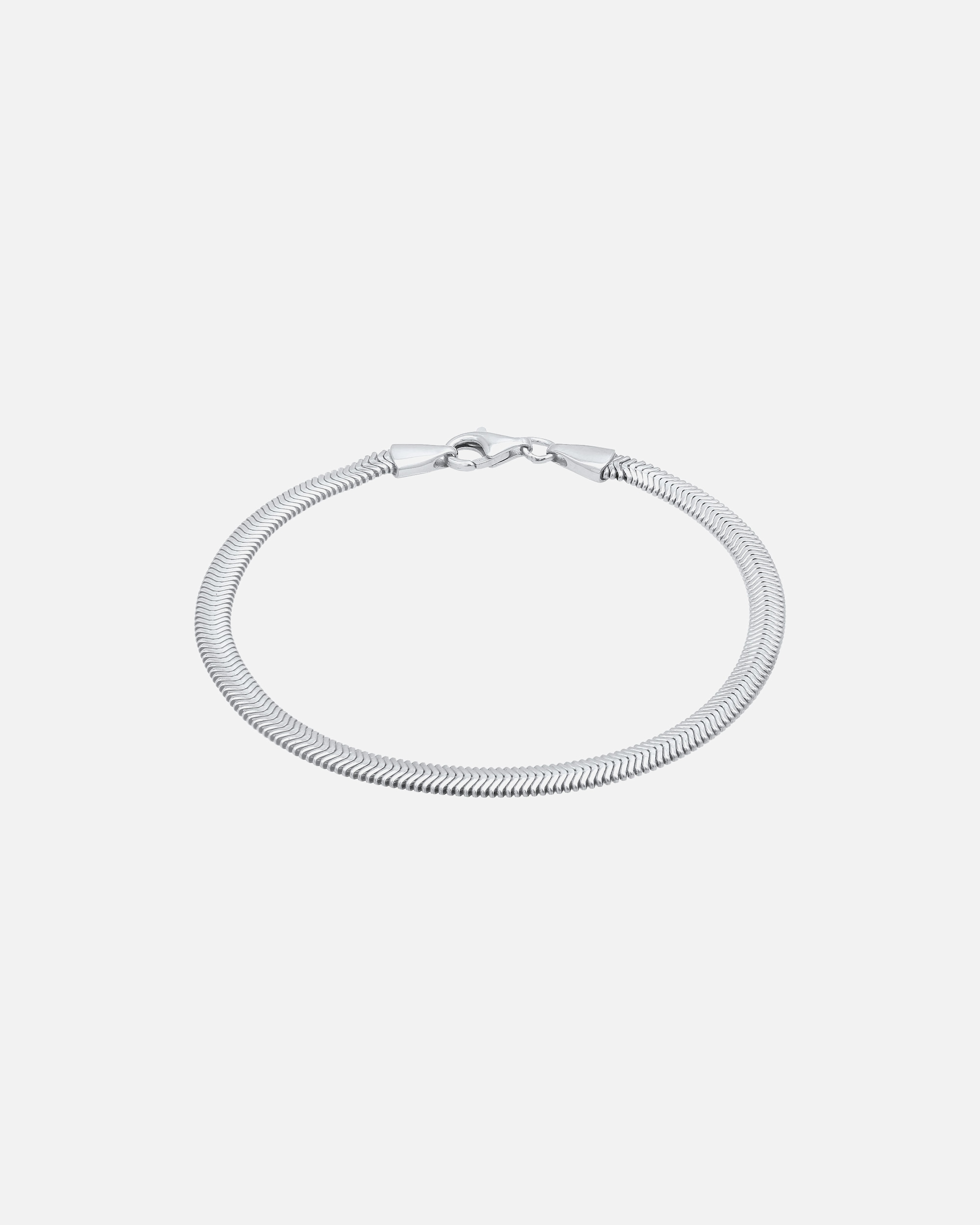 Bracelet for HommeKUZZOIFemme Flat Elegant Snake Chain Herringbone Trend en argent sterling 925 plaqué or21