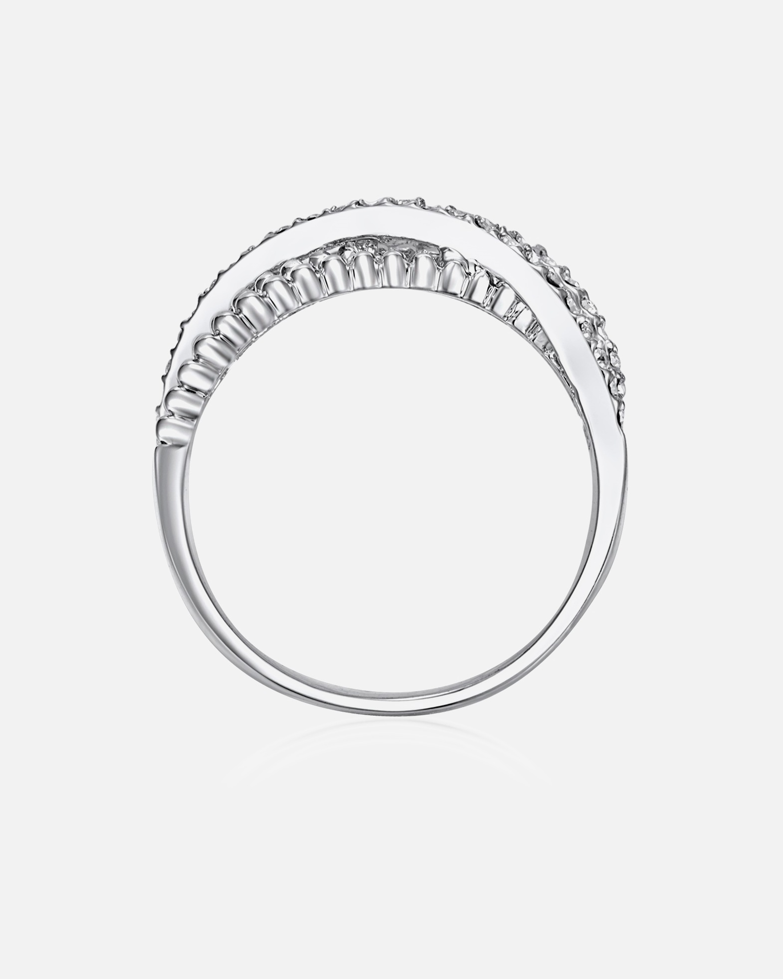 Bague for FemmeLulu & JaneBague tendance Métal Verre en Argent58