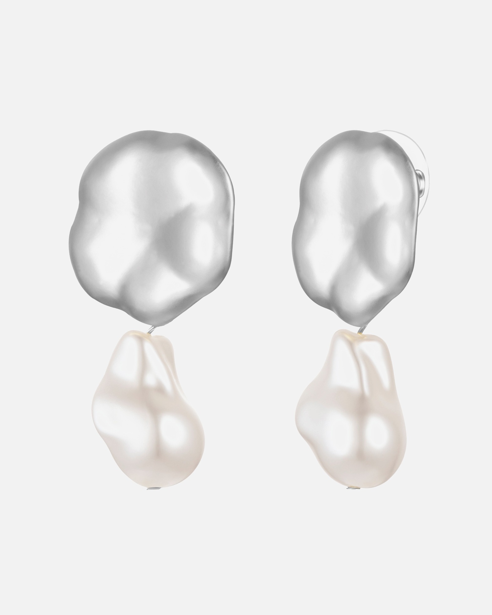 Boucle d'oreilles for FemmeBoucles d´oreilles en Alliage de fer en Argent49,2 mm