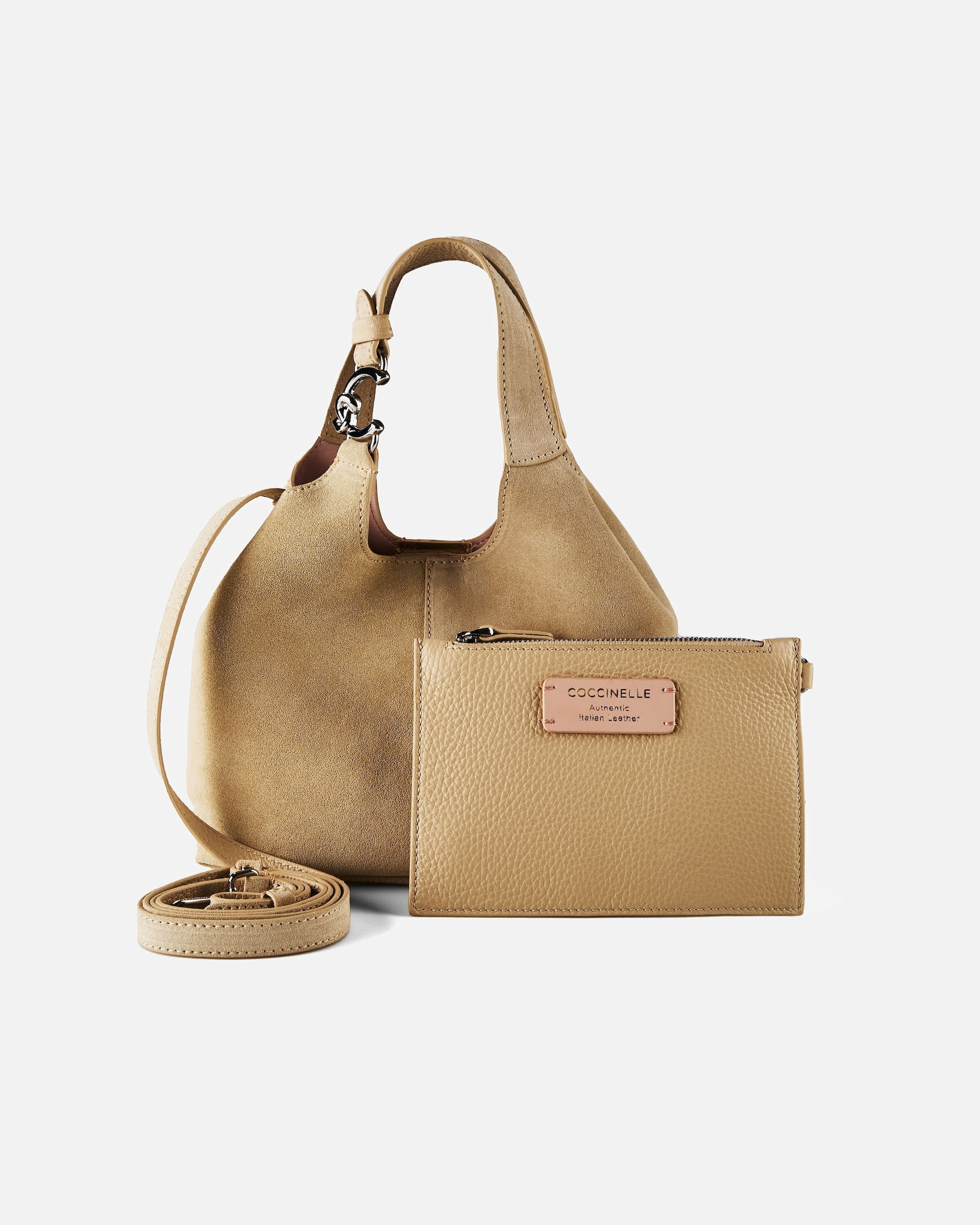 Umhängetasche für Weiblich Coccinelle C-Easy Schultertasche sandshel-sandsh