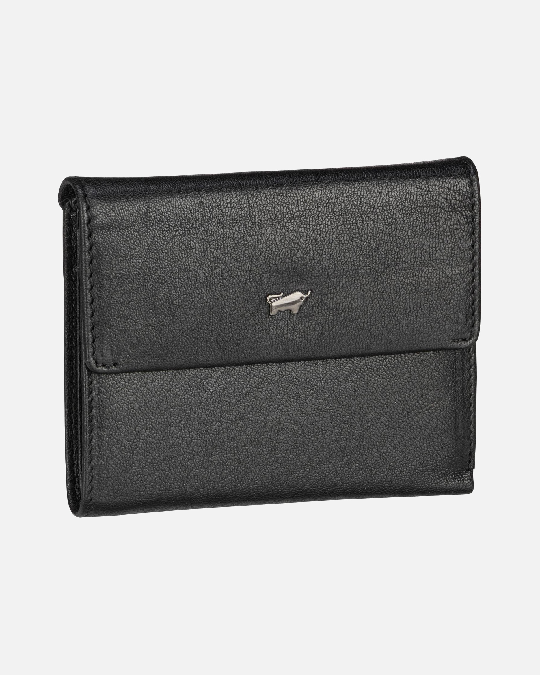 Portemonnaie für Weiblich Braun Büffel Anna Herrengeldbörse schwarz