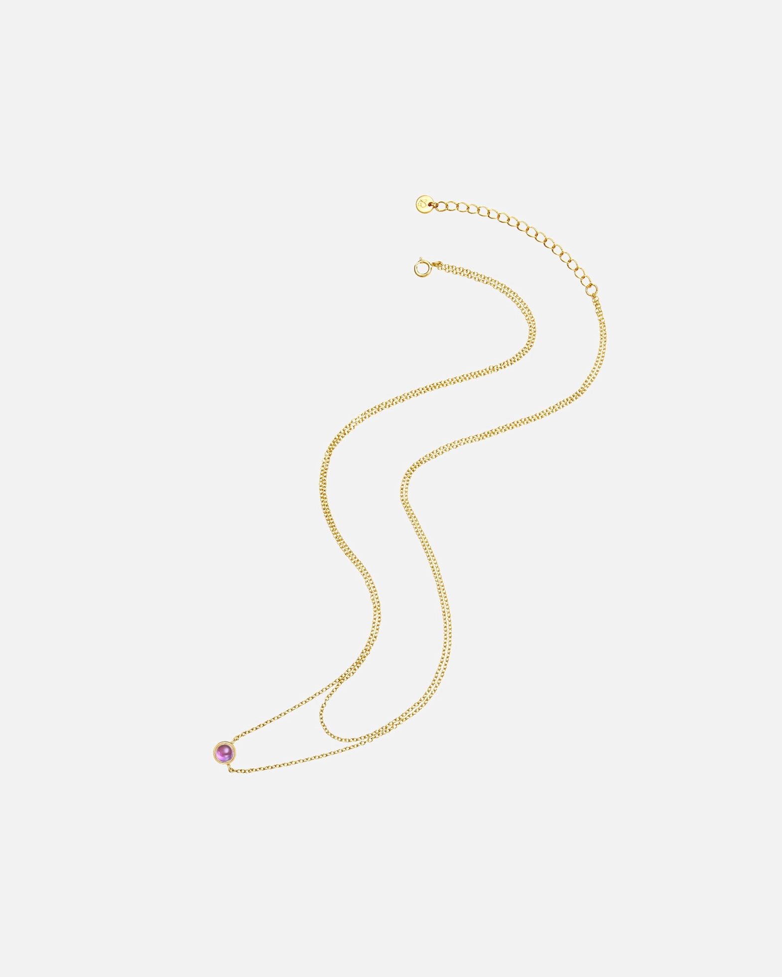 Collier for FemmeGlanzstücke MünchenCollier en argent Argent sterling Améthyste en Or jaune42,0/36,0 cm Basiskette + 5,0 cm Verläng