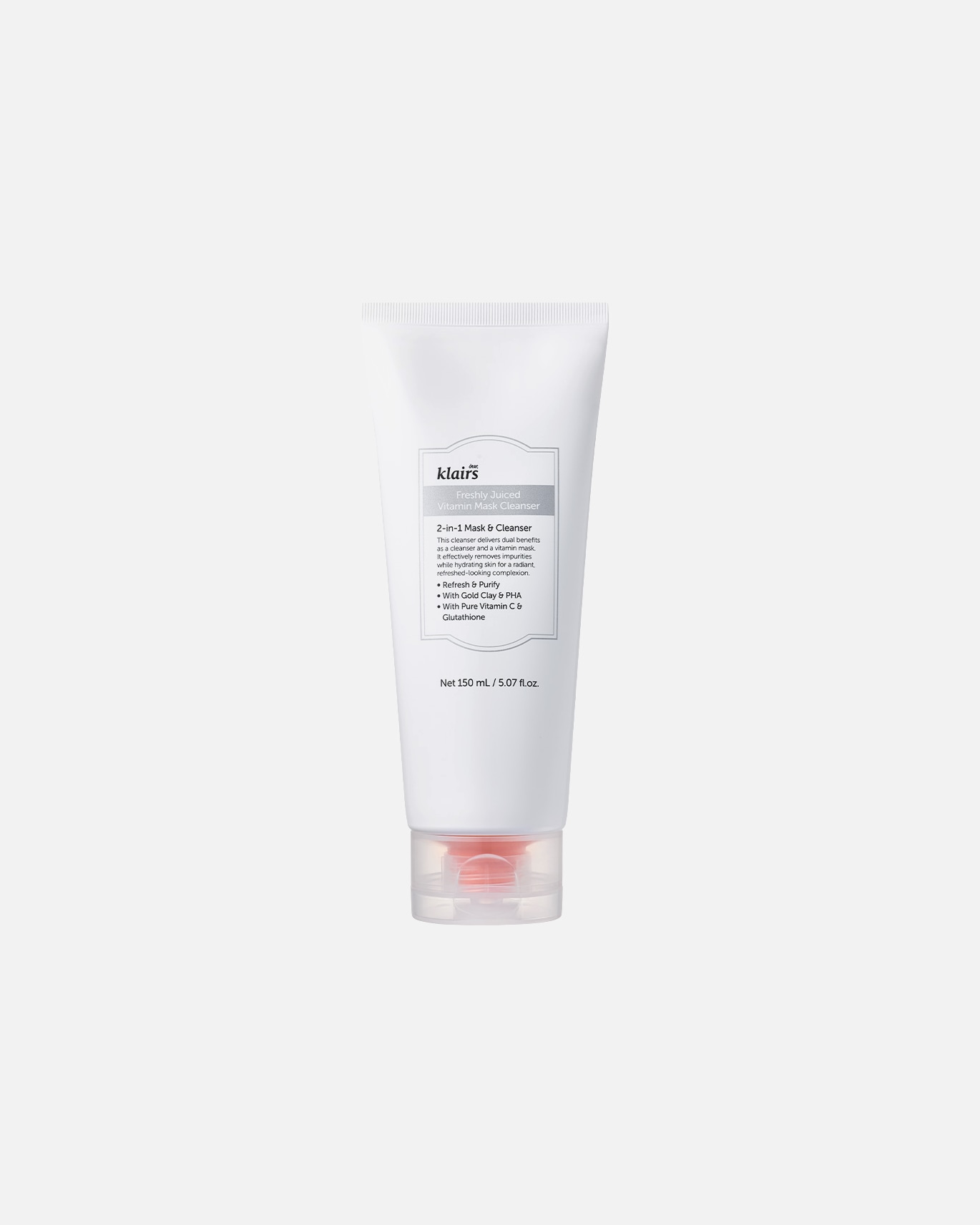 Reinigungsschaum für Unisex Dear Klairs Freshly Juiced Vitamin Mask Cleanser 150 ml