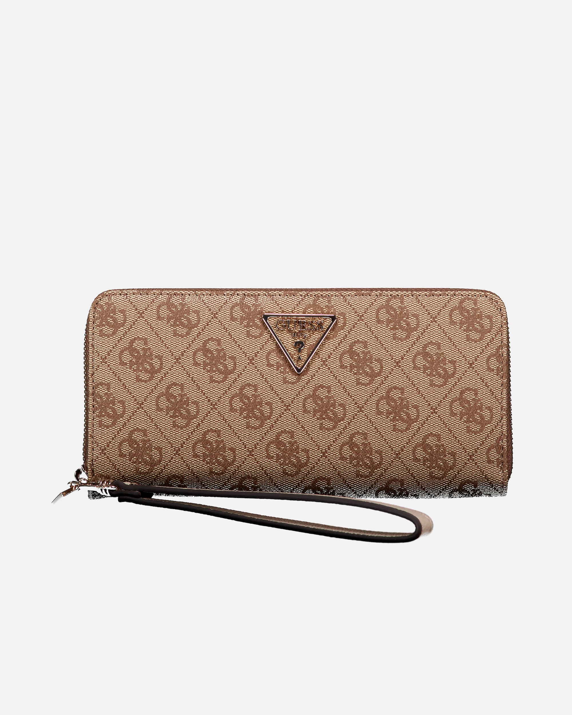 Portemonnaie für Weiblich Guess Laurel II Damengeldbörse latte logo