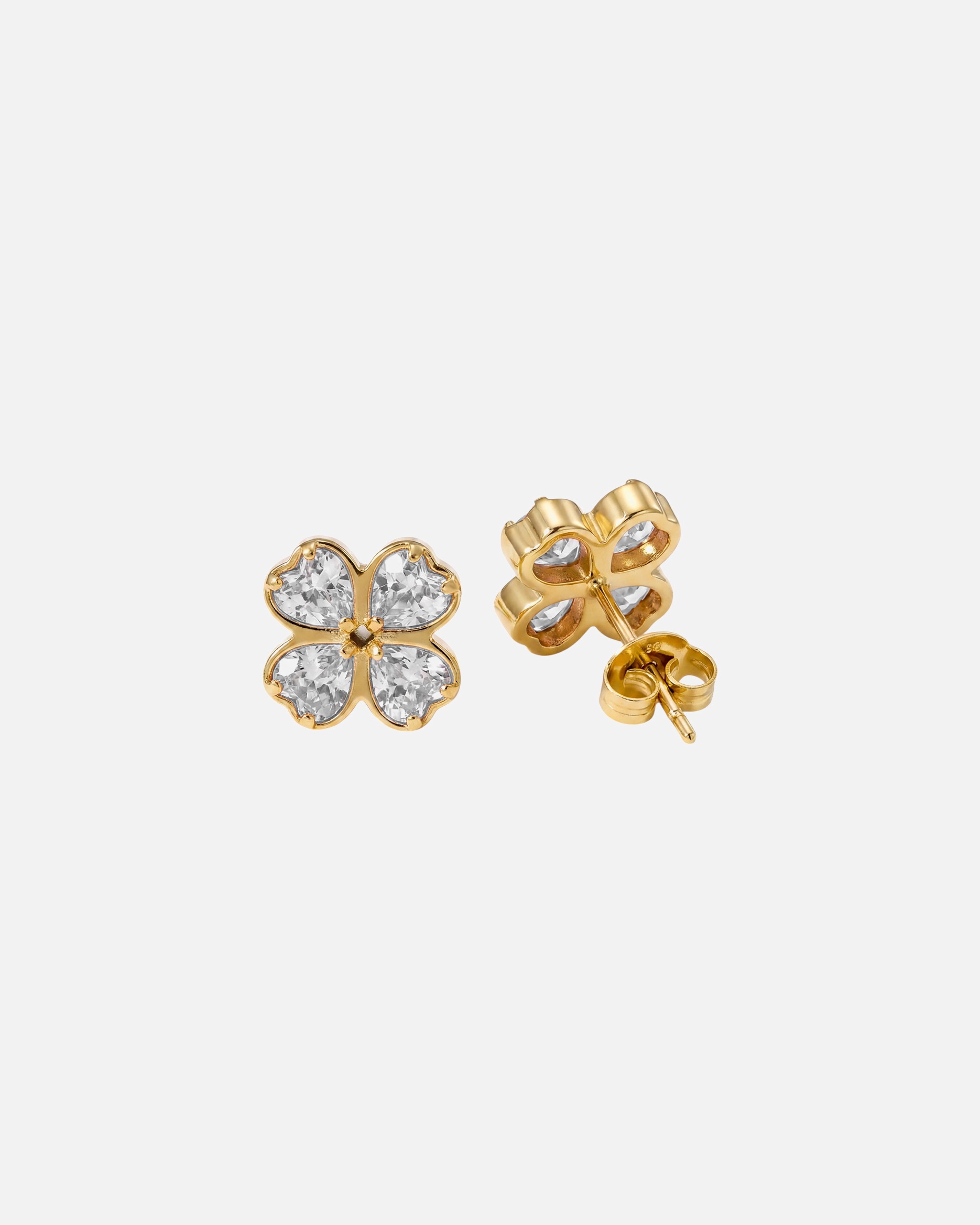 Ohrringe für Unisex Purelei Cuore Ohrringe 100% Edelstahl Gold