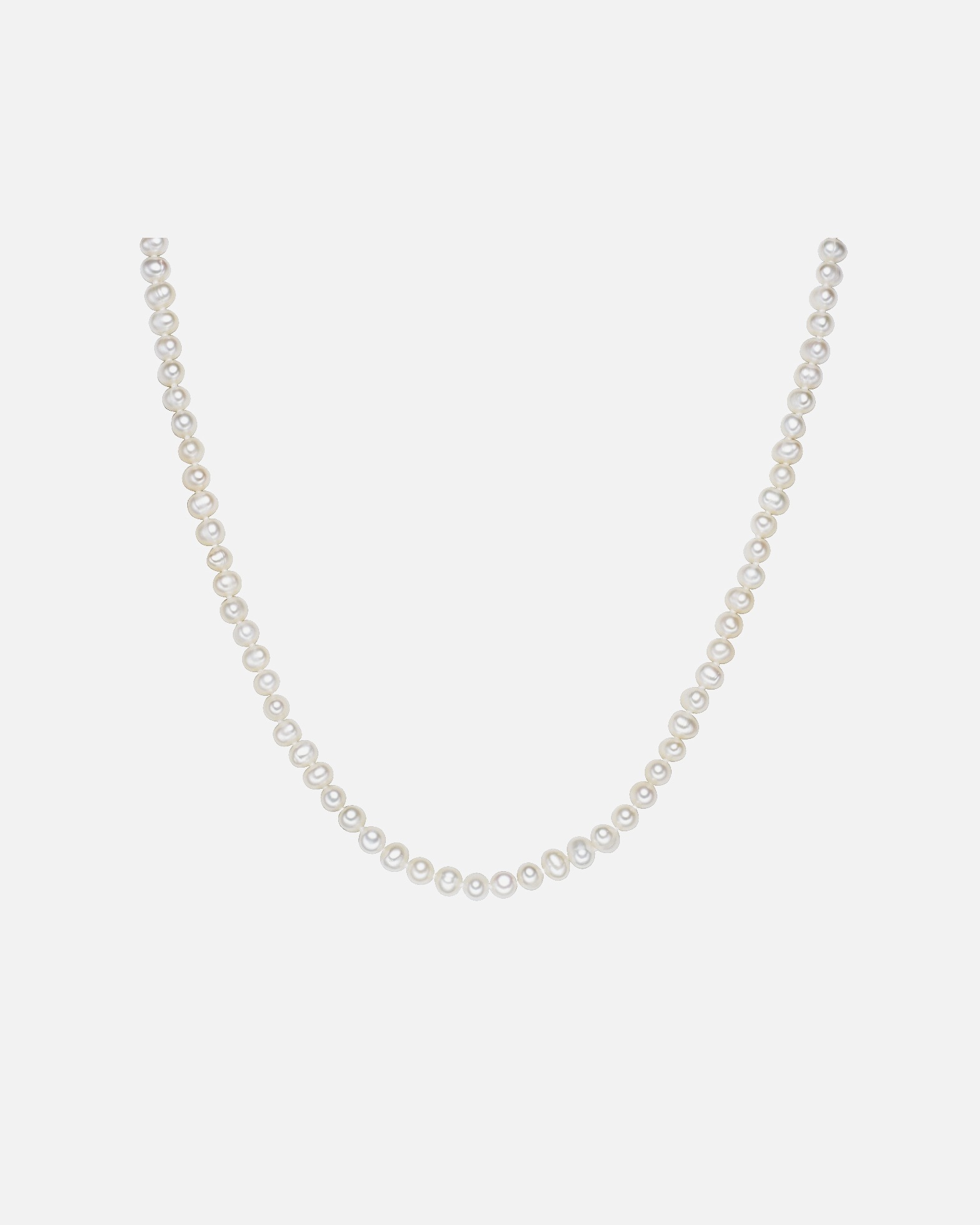 Collier for FemmeCollier de perles Perle de culture d'eau douce Perle de culture d'eau douce en Blanc120,0 cm