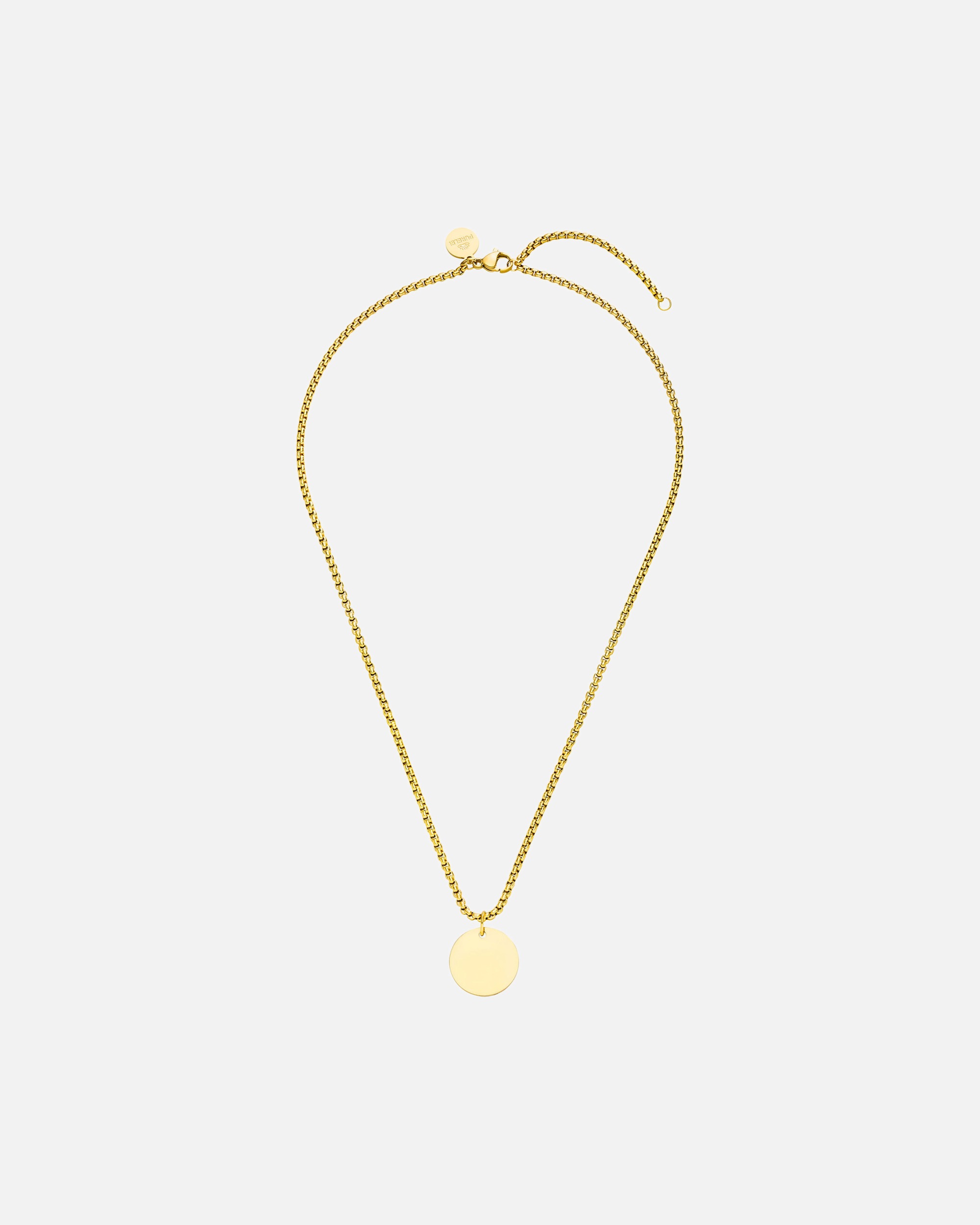 Halskette für Weiblich Purelei Kumu O Coin Kette 100% Edelstahl 40/45 cm