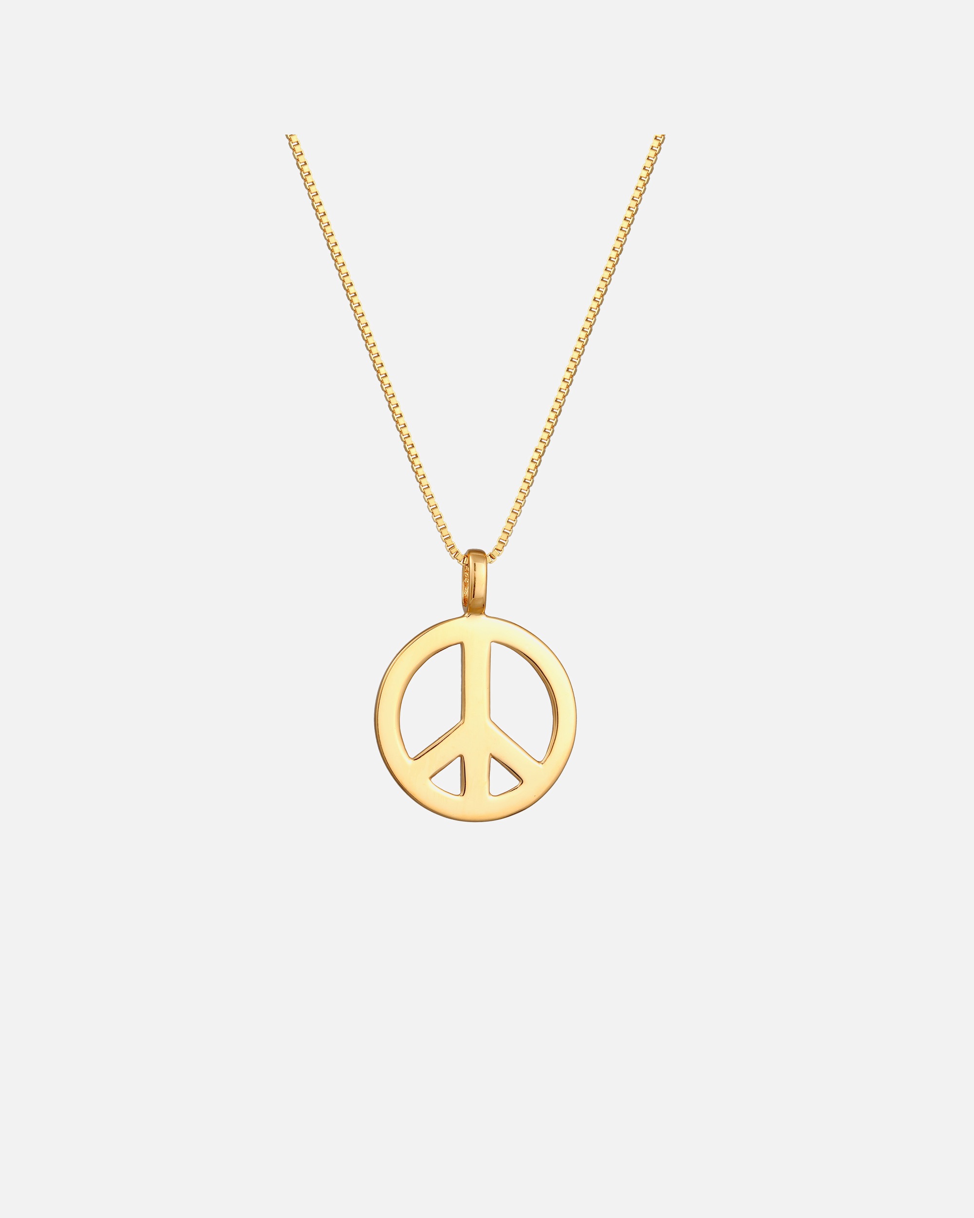 Collier for HommeKUZZOIHommes Peace Pendentif Symbole de Paix en argent sterling 925 plaqué orgoldfarben