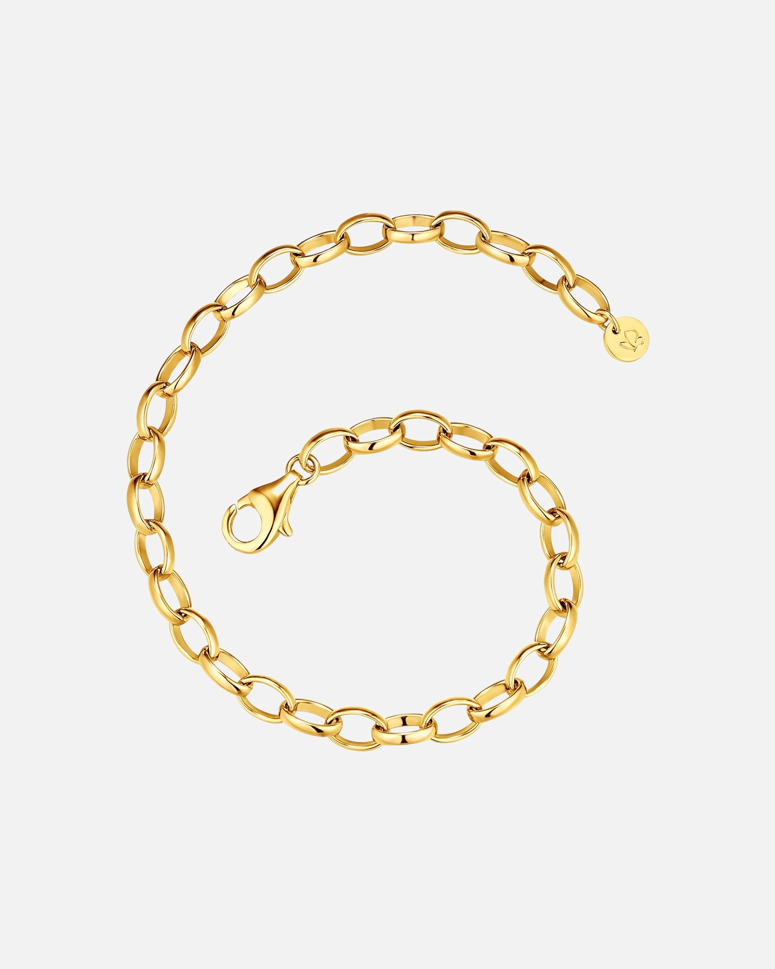 Armband für Weiblich Glanzstücke München Armband Sterling Silber in Gelbgold 19 cm