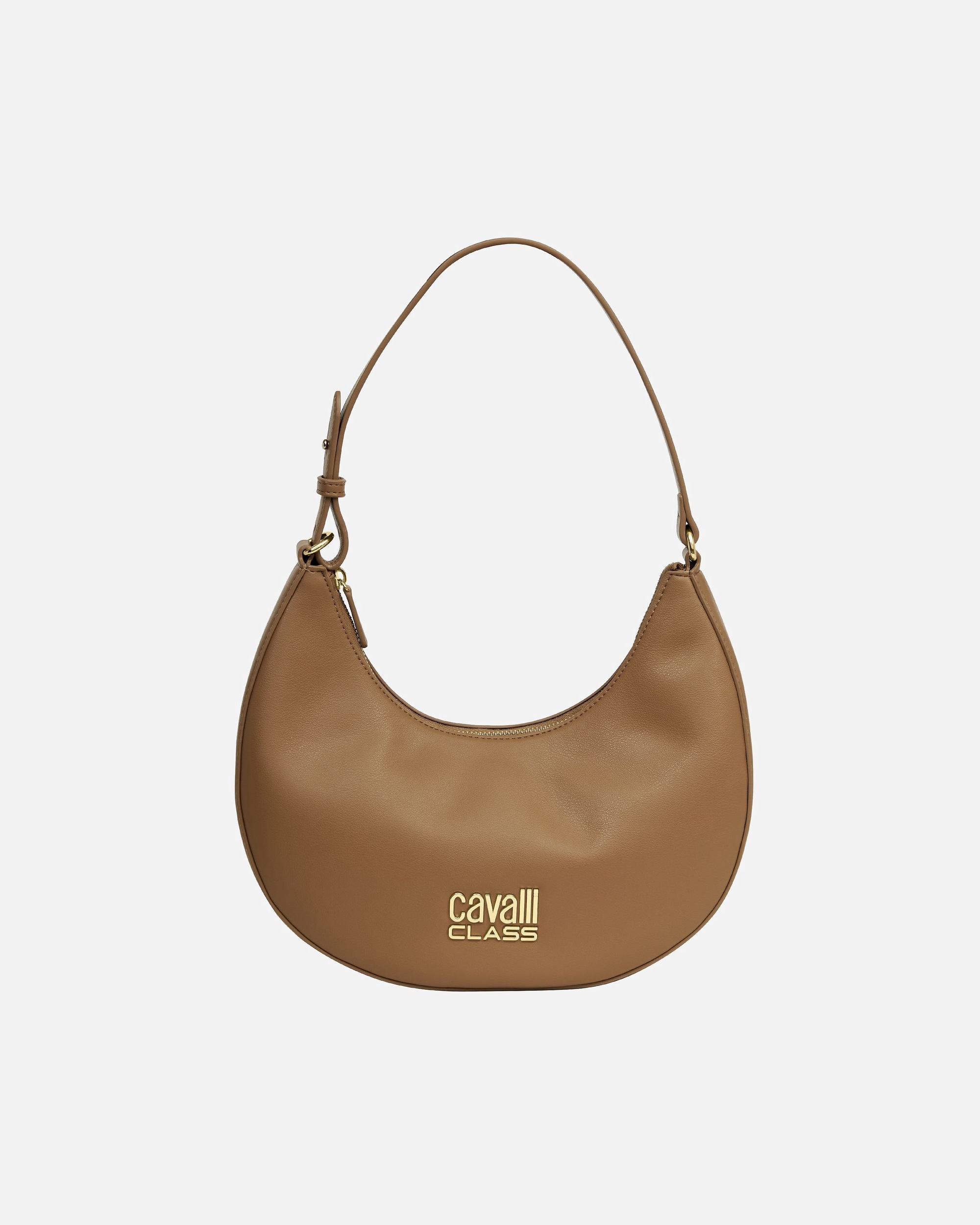 Tasche für Weiblich Cavalli Class Default Brand Line Angela Schultertasche 29 cm camel