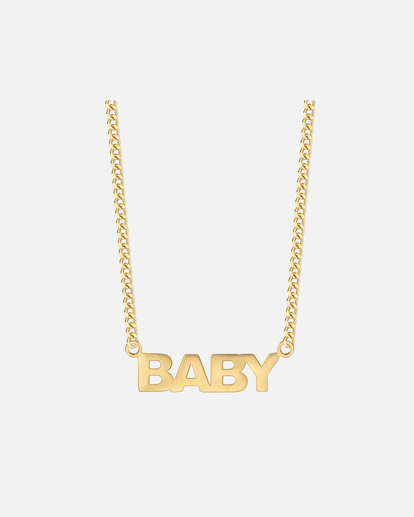 Collier for FemmeChaîne BABY en Acier inoxydable en Or jaune40,0 cm Basiskette + 5,0 cm Verlängerung