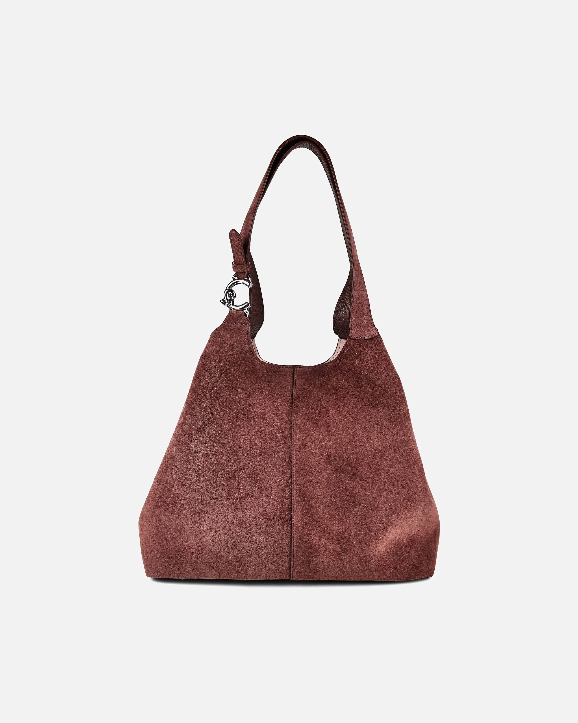 Tasche für Weiblich Coccinelle C-Easy Schultertasche berry-berry