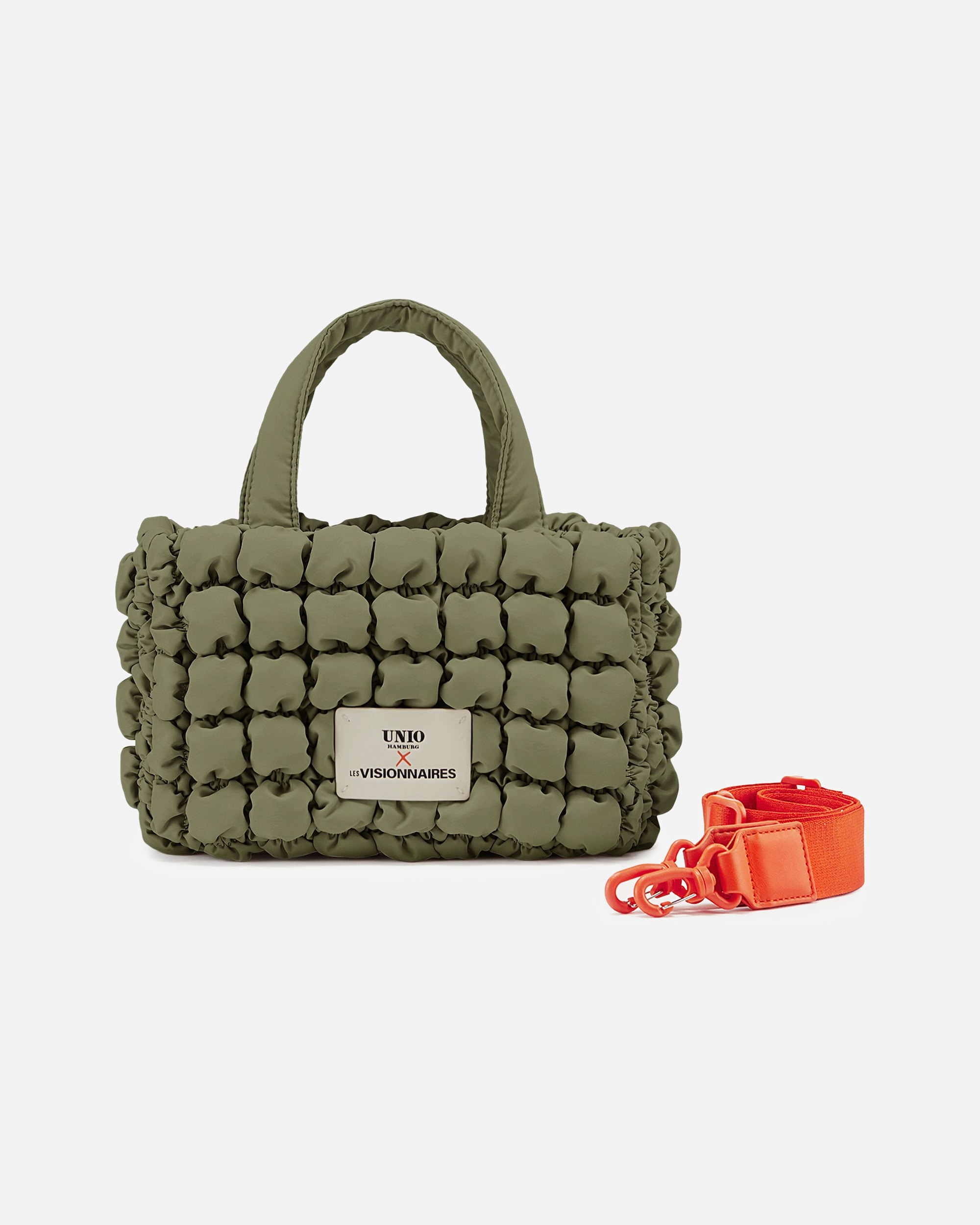 Tasche für Weiblich LES VISIONNAIRES Default Brand Line Unio Cortina S Henkeltasche deep forest 1