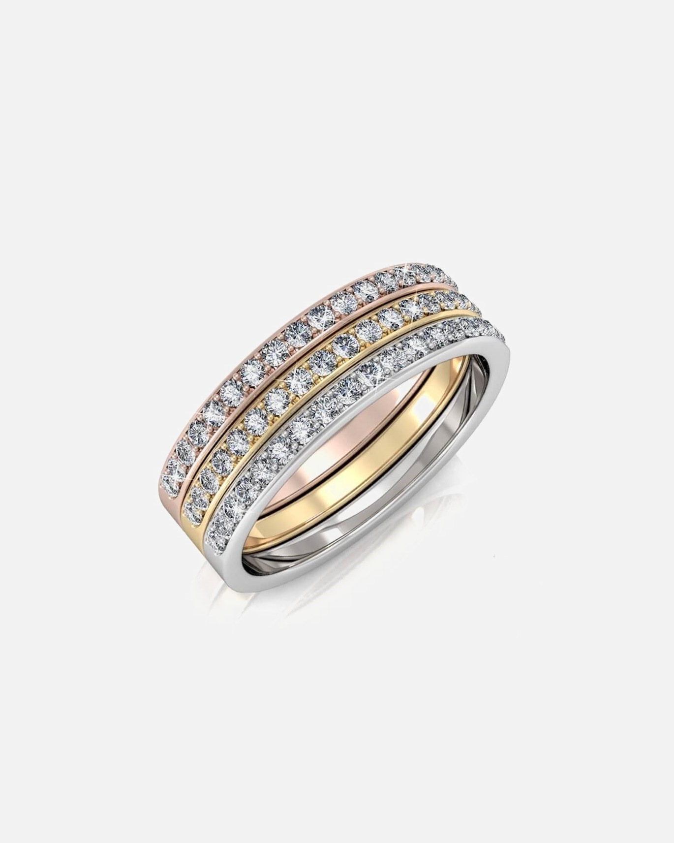 Bague for FemmeMYC-ParisBague TrinityOr, or rose, argent - 54