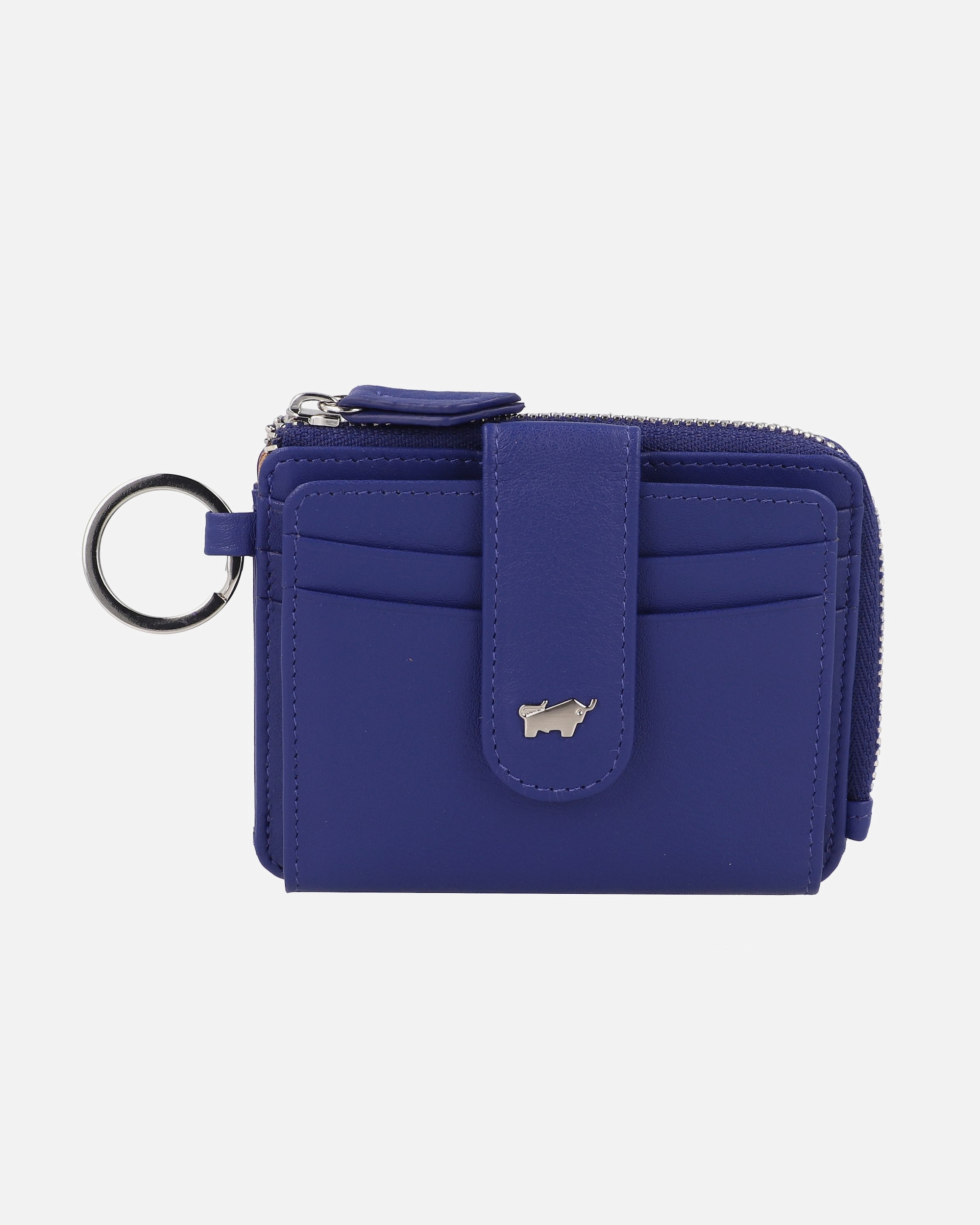 Etui für Männlich Braun Büffel Joy Kreditkartenetui indigo violet