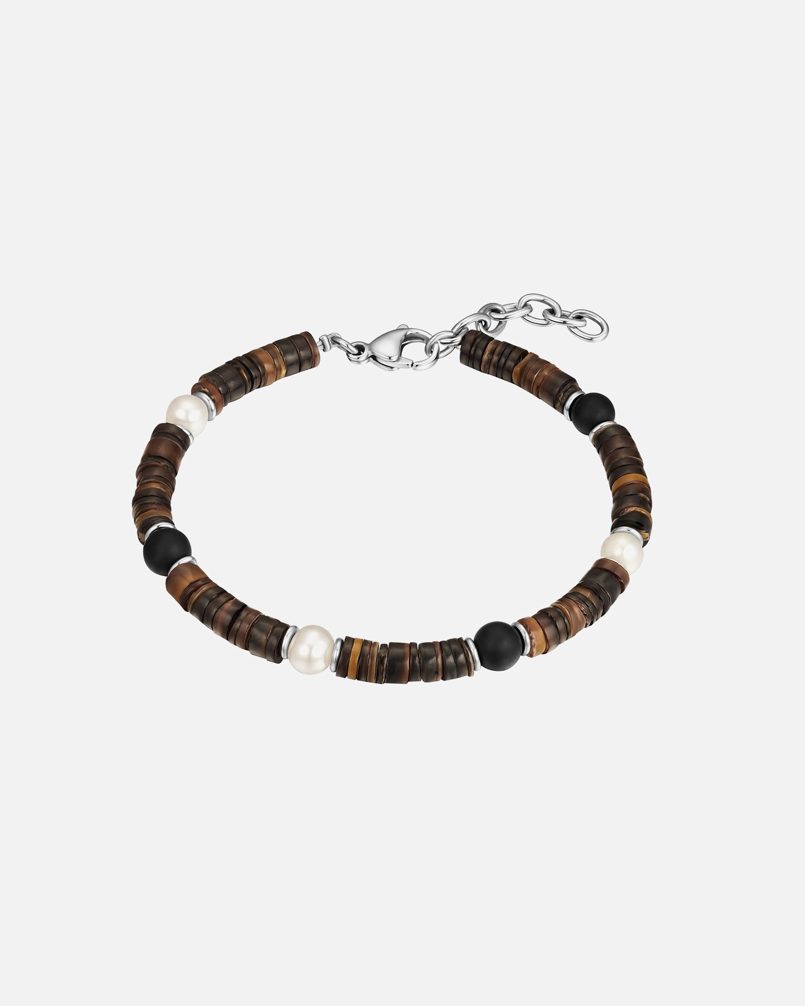 Bracelet for HommeBracelet en Acier inoxydable en Argent19,0 cm Basislänge + 3,0 cm Verlängerung