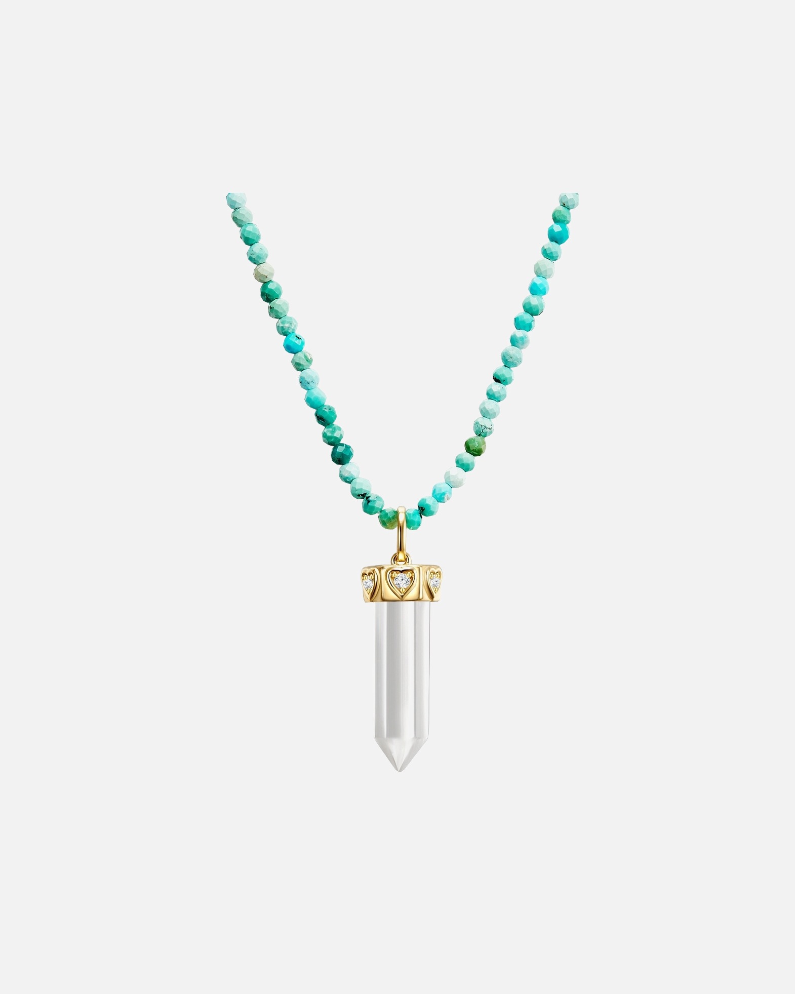 Collier for FemmeCollier en argent Turquoise Oxyde de zirconium (CZ) en Turquoise40,0 cm Basiskette + 5,0 cm Verlängerung