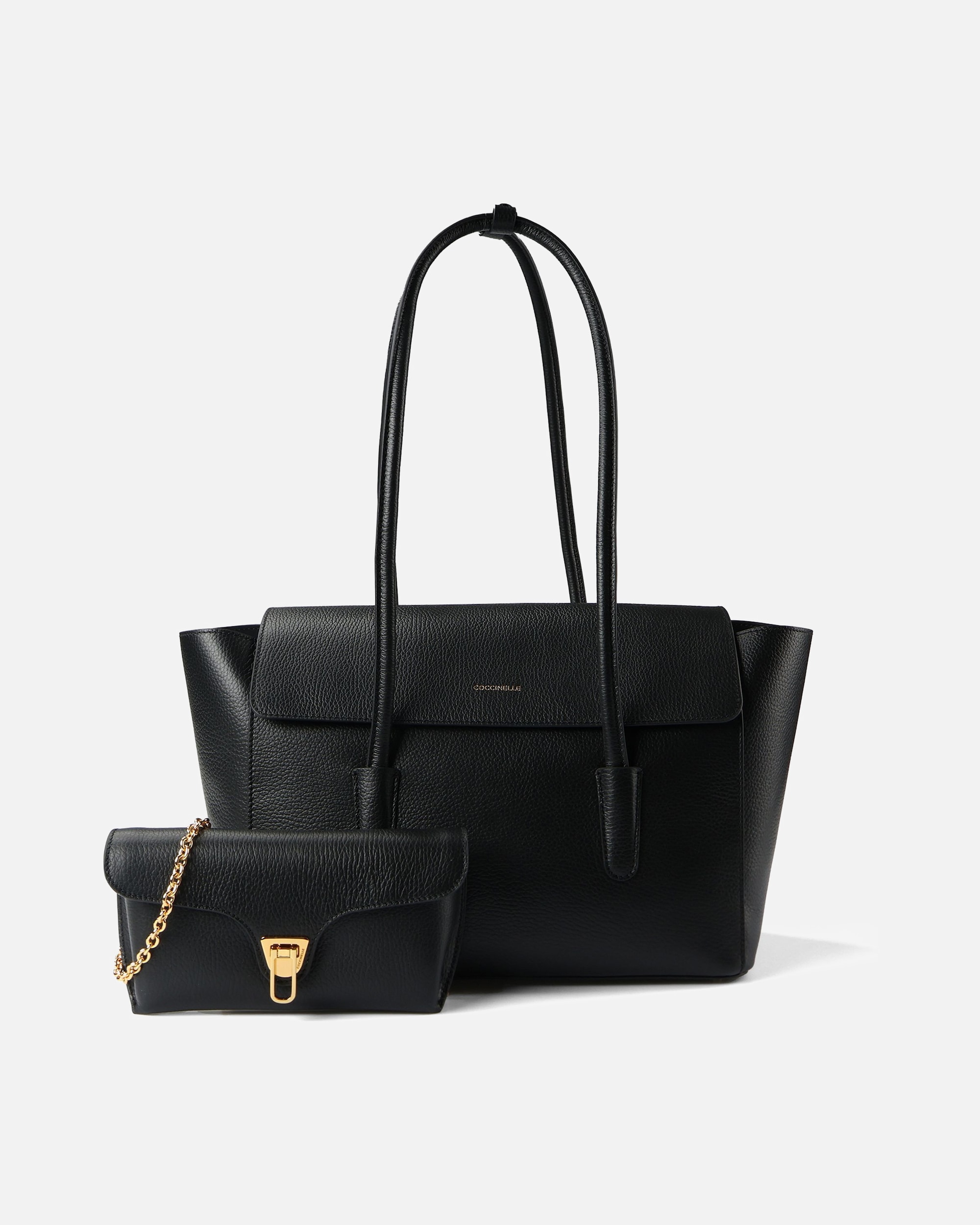 Tasche für Weiblich Coccinelle Beat Schultertasche noir
