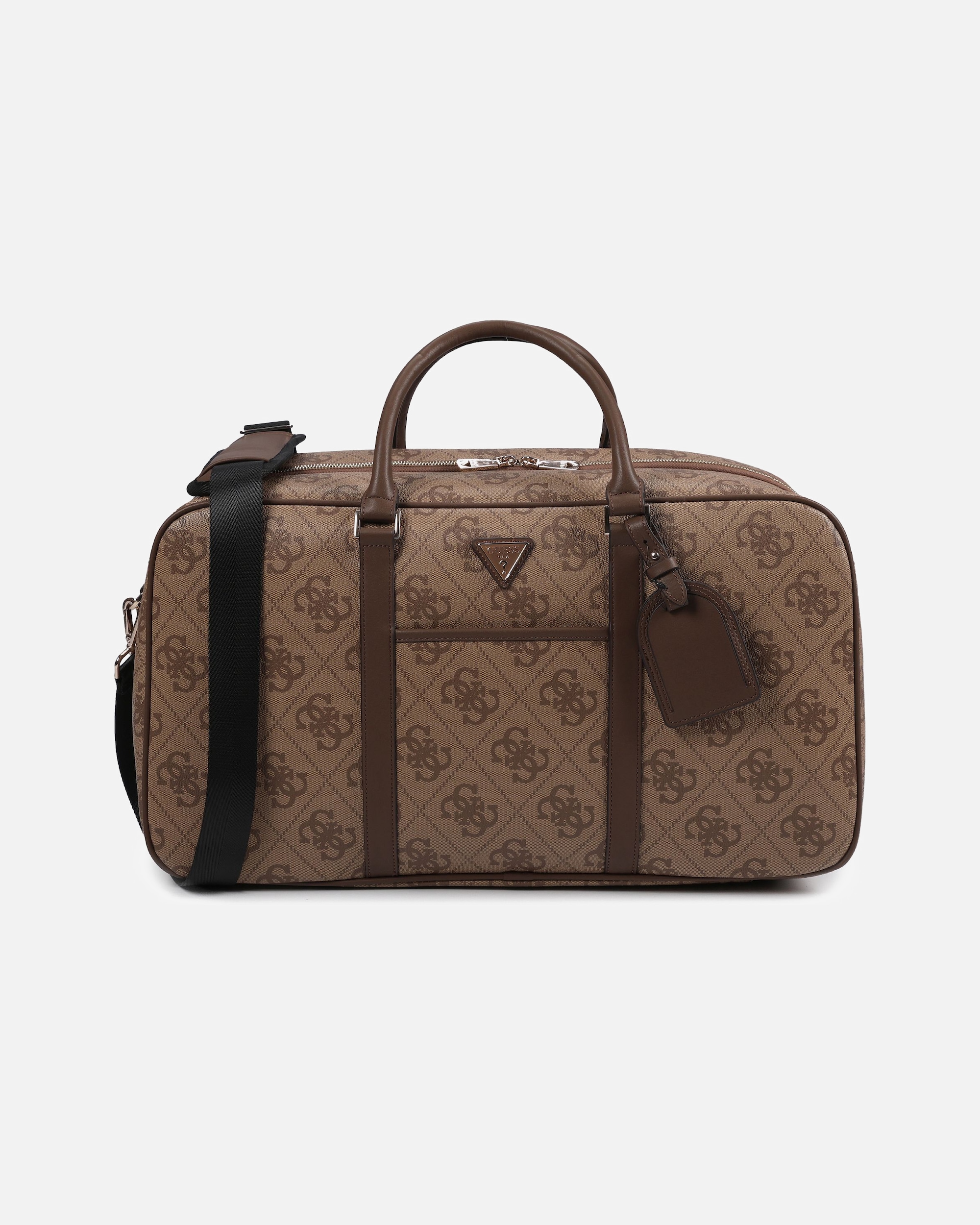 Handgepäckkoffer für Männlich Guess Berta Weekender Reisetasche 54 cm latte logo-brown