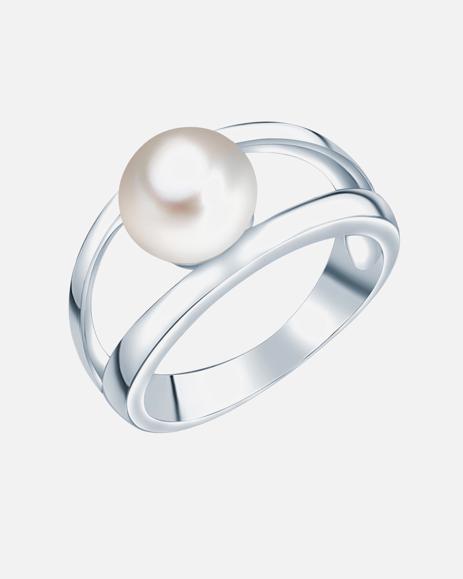 Bague for FemmeBague Argent sterling Perle de culture d'eau douce en Argent58