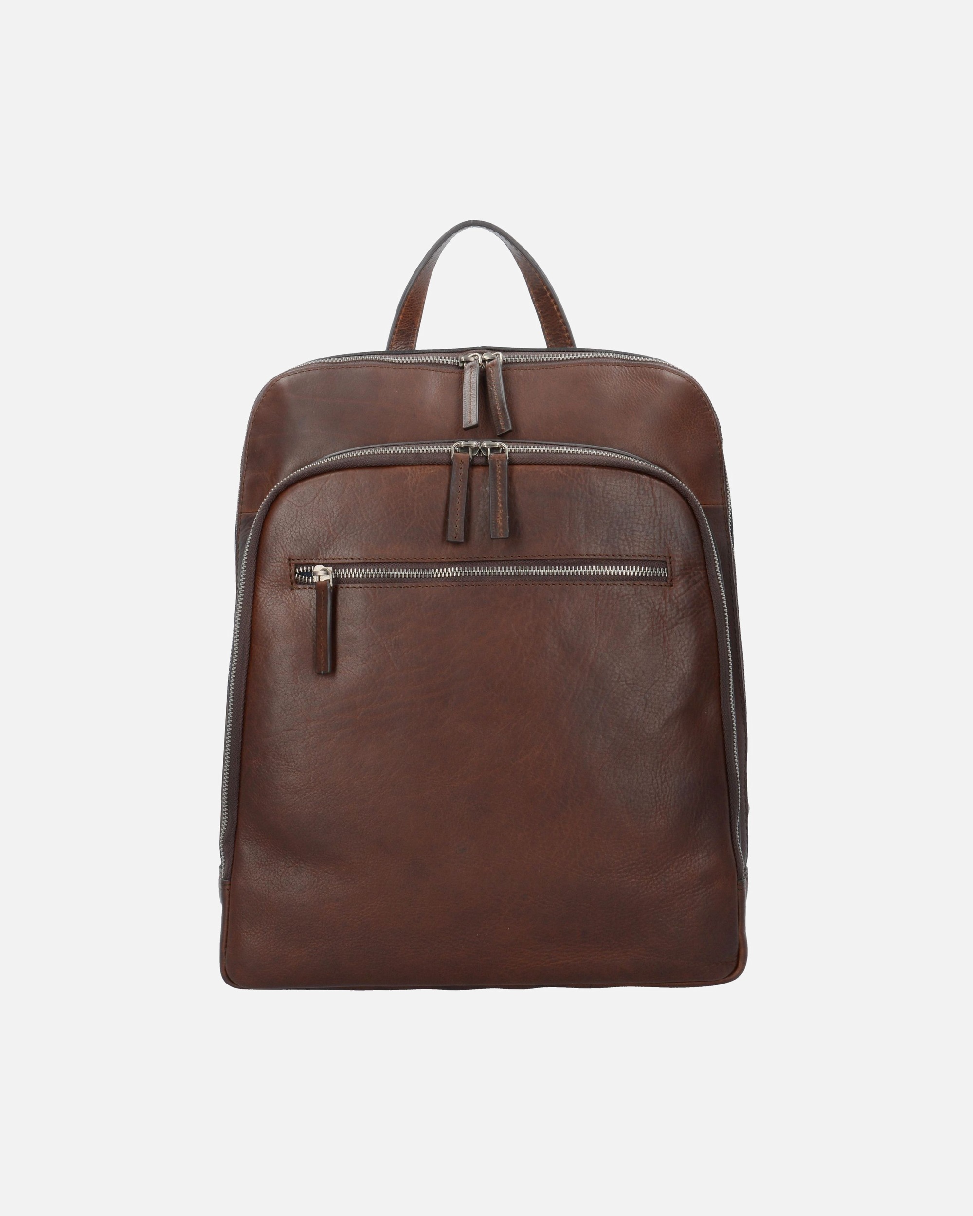 Sac à dos for HommeLeonhard HeydenRoma sac à dos en cuir 40 cm compartiment pour ordinateur portablebraun