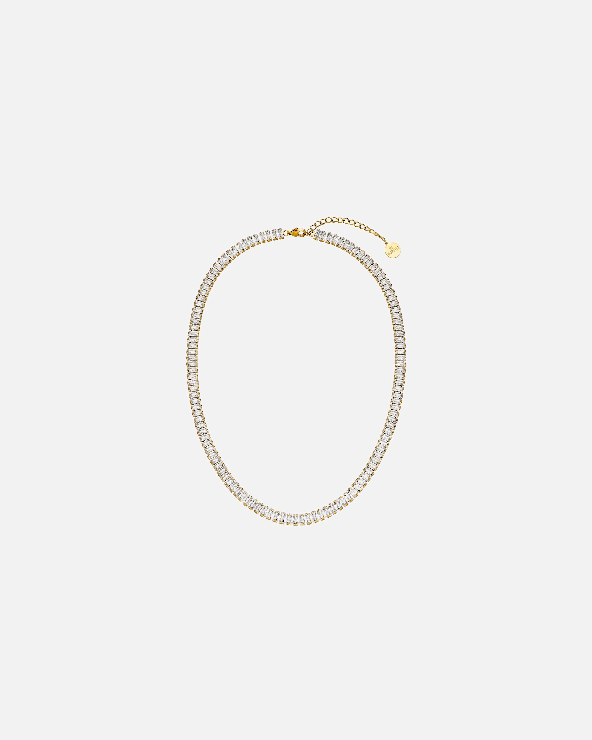 Collier for FemmePureleiCrystal Glow Collier 100% acier inoxydableOr