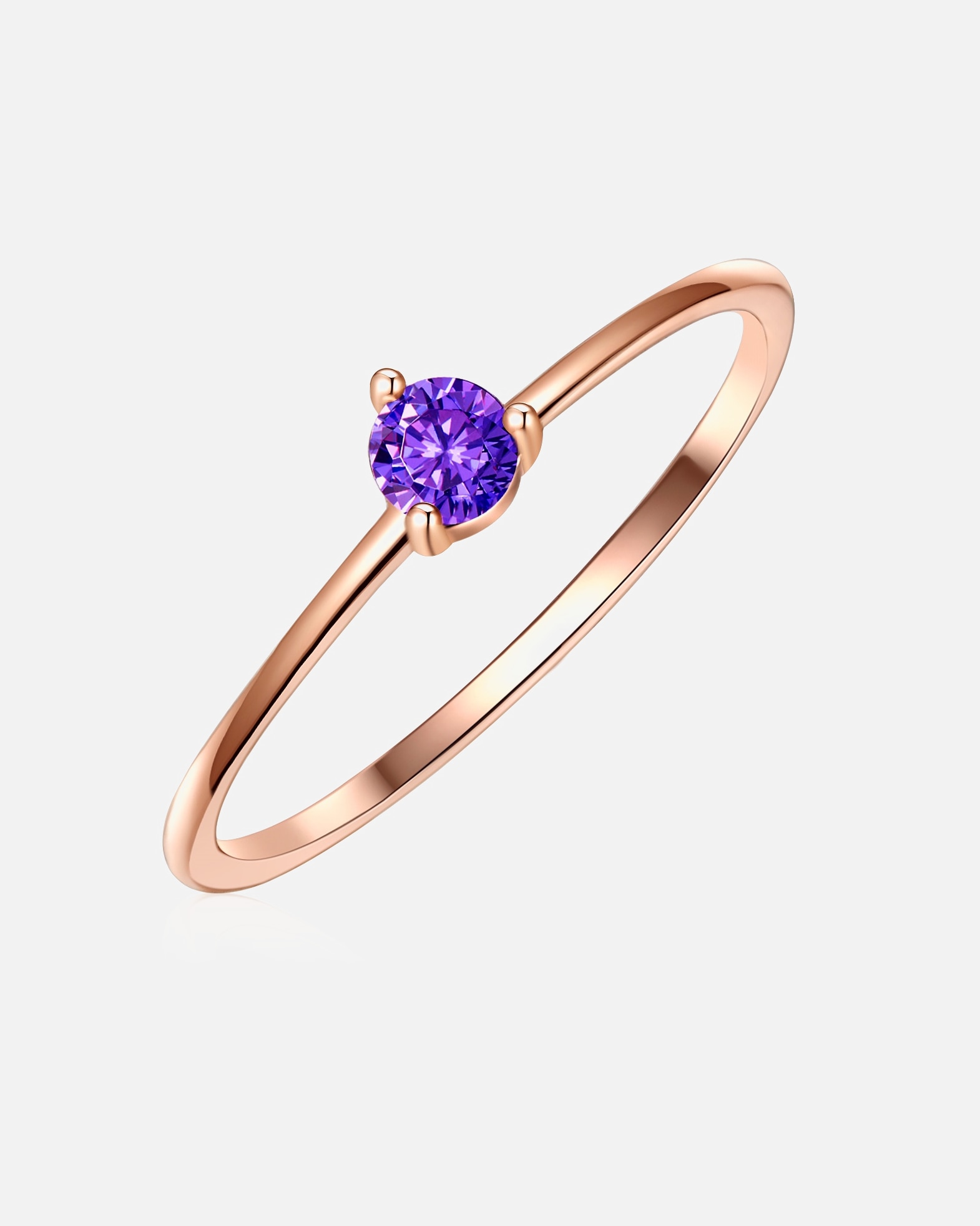 Bague for FemmeGlanzstücke MünchenBague en argent Argent sterling Oxyde de zirconium (CZ) en Or rose58