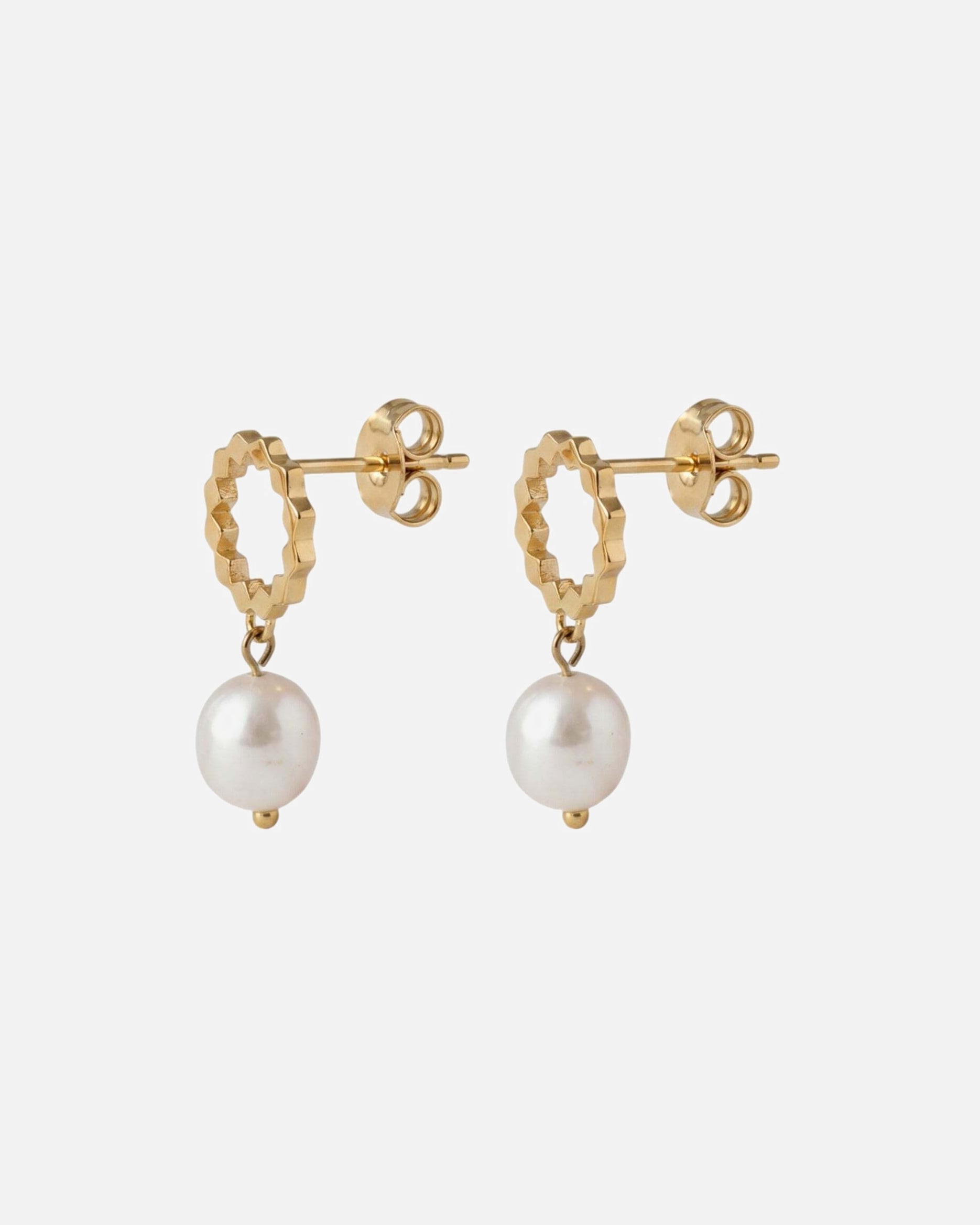 Ohrringe für Unisex Purelei Aura Pearl Ohrringe 100% Edelstahl Gold