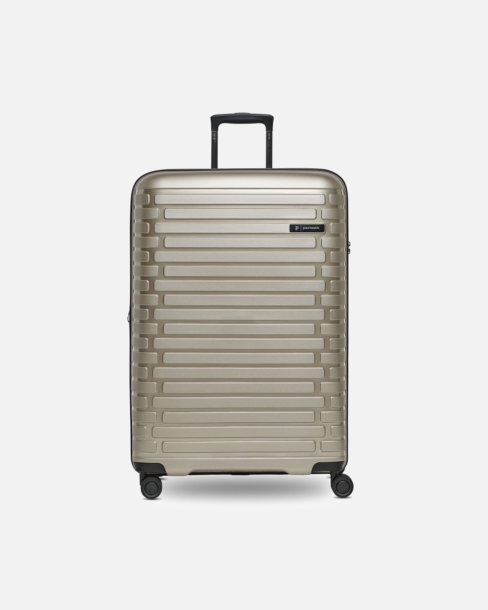 Valise trolley for HommePactasticCollection 04 THE LARGE + 4 roues Valise cabine L 75 cm avec soufflet d'extensionchampaign-metallic