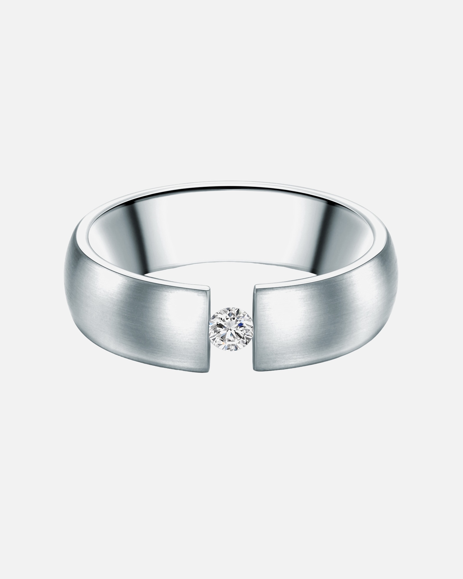 Bague for FemmeTrilaniBague en Acier inoxydable en Argent58