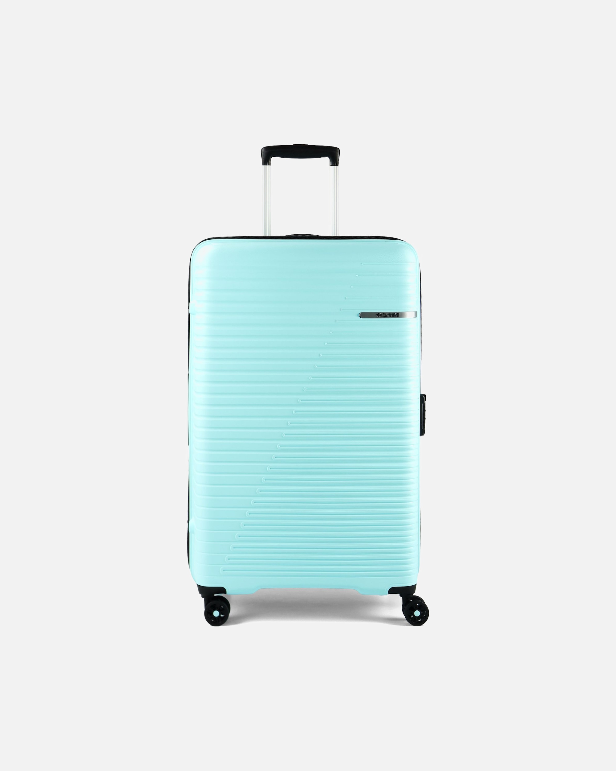 Valise trolley for HommeAmerican TouristerLiftoff 4 roulettes Trolley 45 cm avec soufflet d'extensionsummer blue