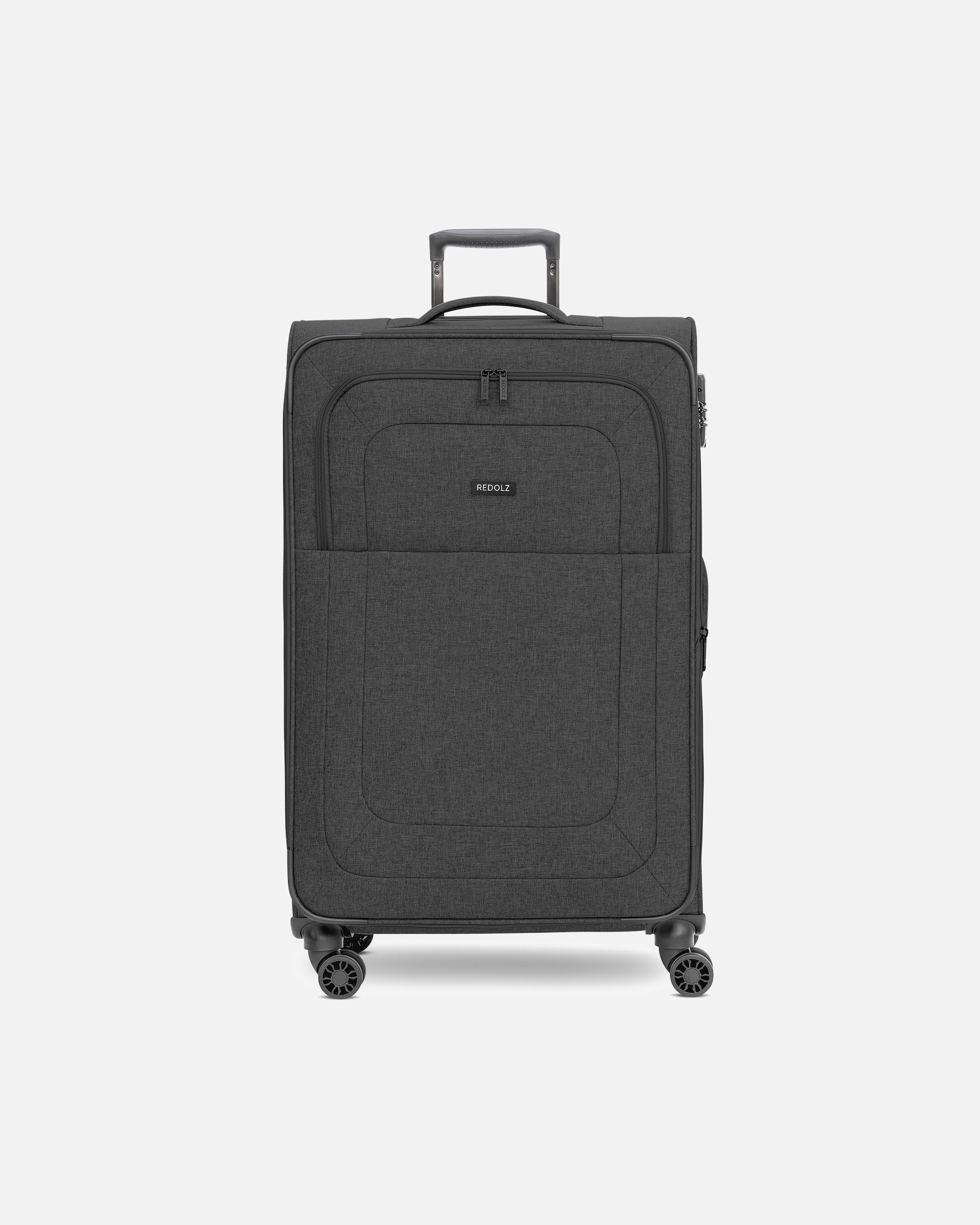 Valise trolley for HommeEssentials 12 LARGE 4 roues Valise cabine 79 cm avec soufflet d'extensionblack2