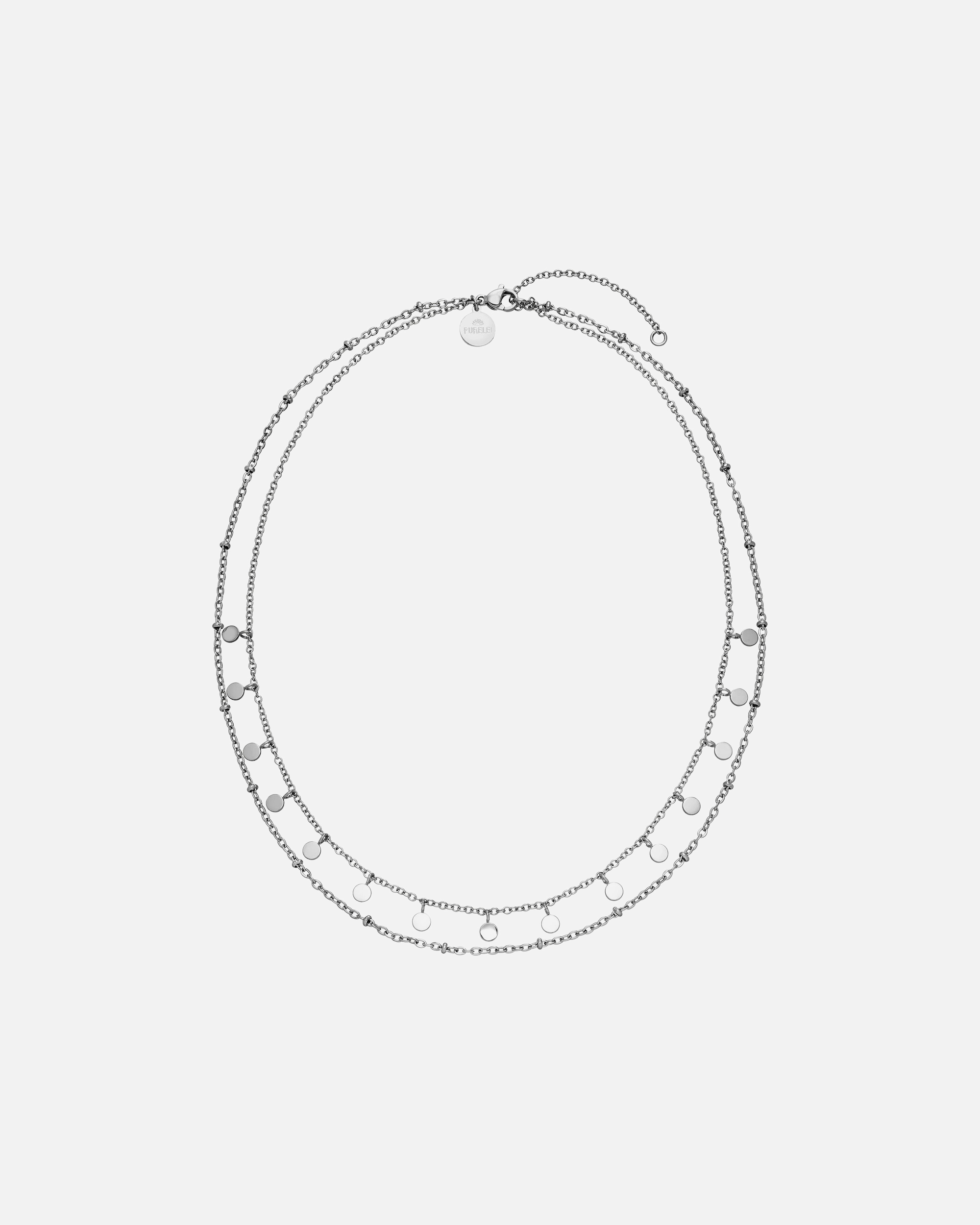 Collier for FemmePureleiPlain Collier 100% acier inoxydableArgent