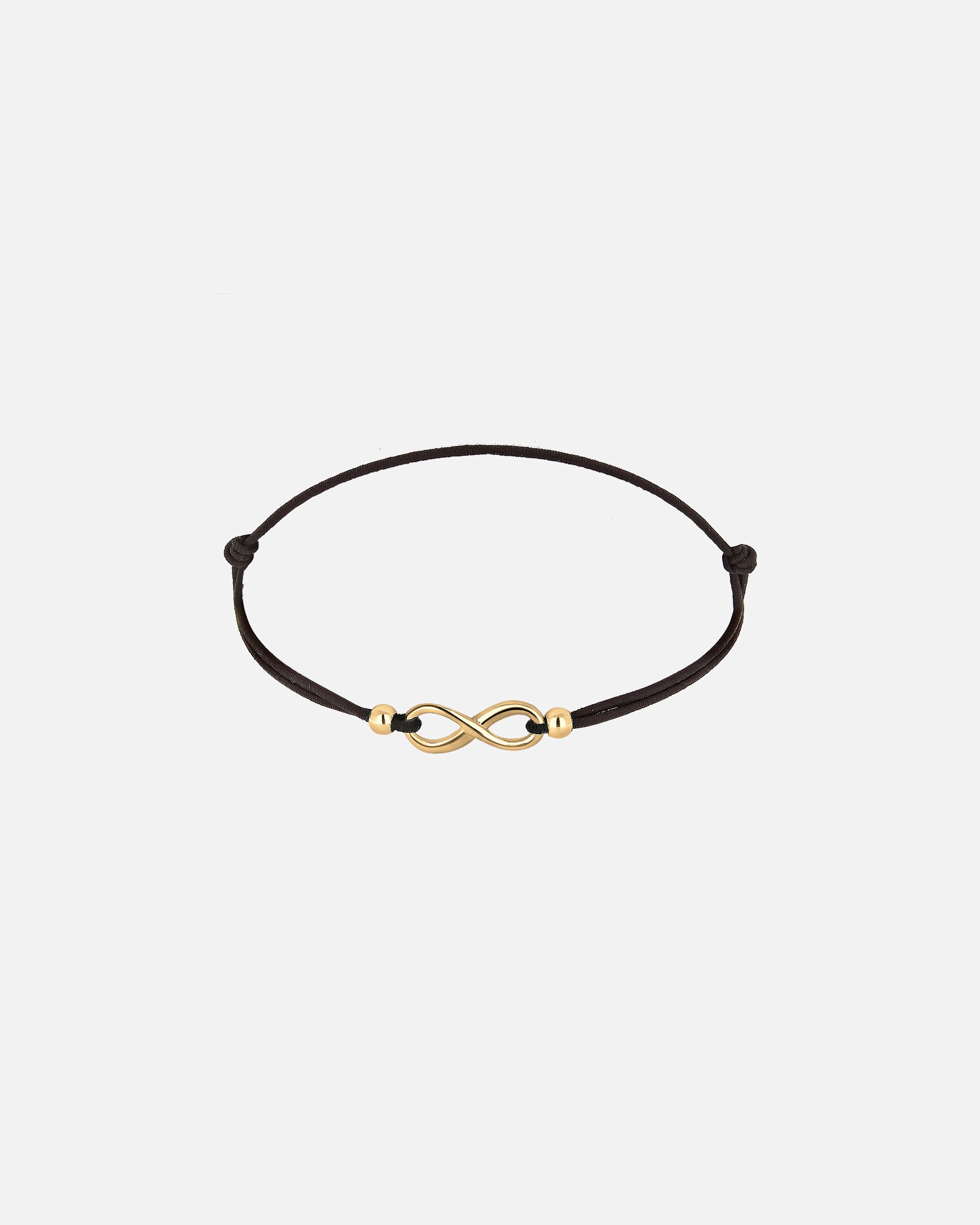 Armband für Weiblich Elli Infinity Trend Symbol Elastisch 925 Silber goldfarben