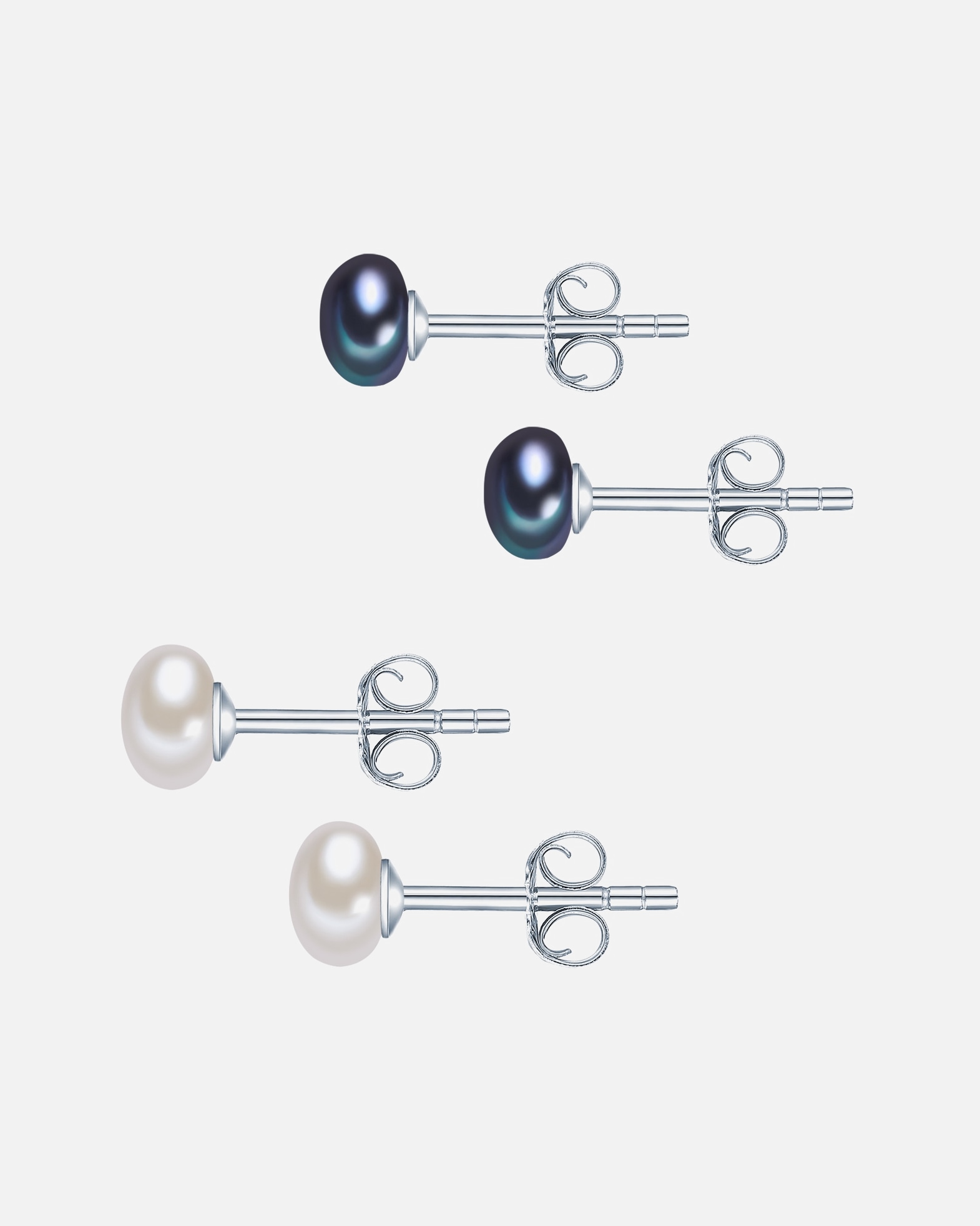 Boucle d'oreilles for FemmeValero PearlsPuce d'oreille en perle Perle de culture d'eau douce Perle de culture d'eau douce en Multicolore5,5 mm