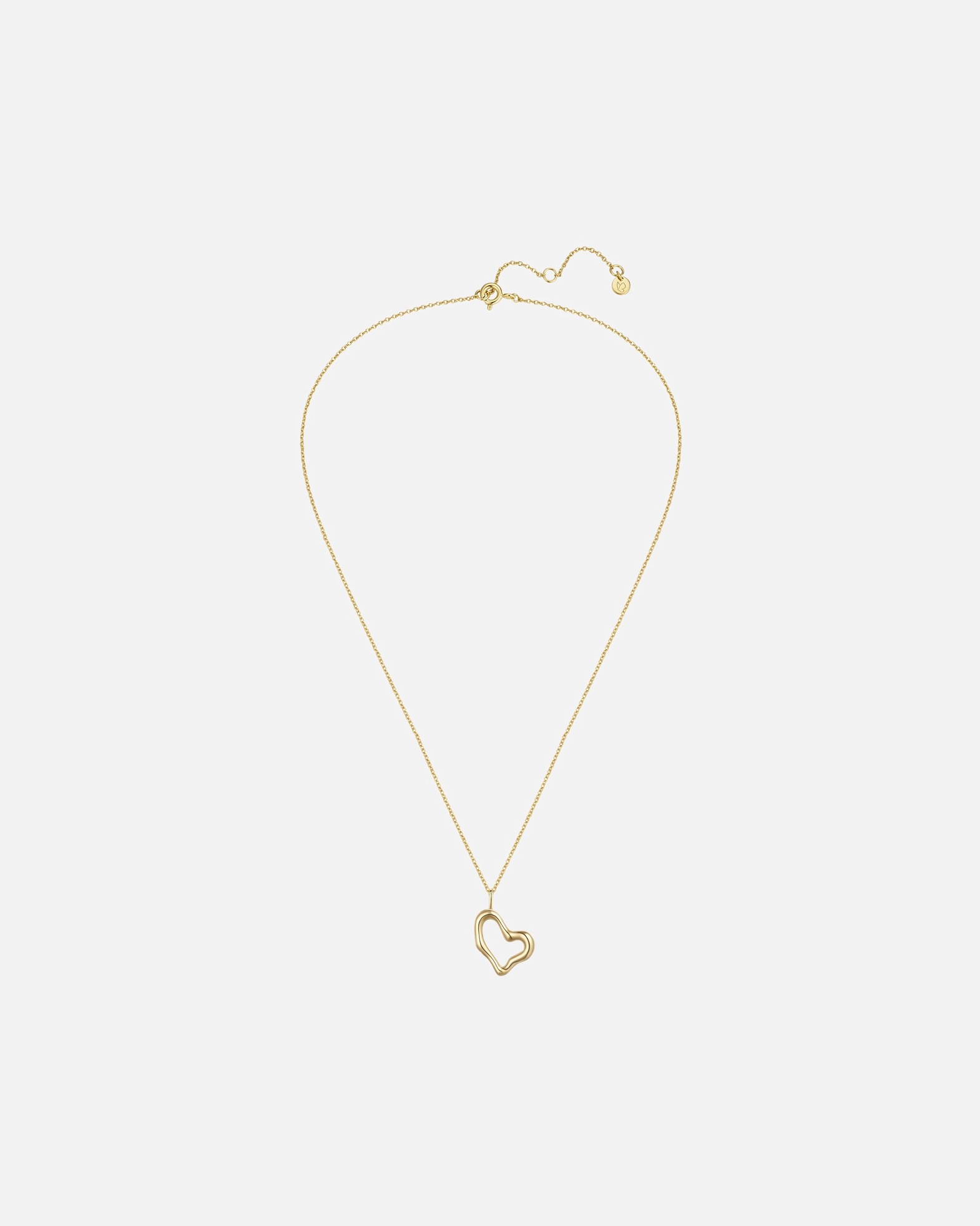 Collier for FemmeGlanzstücke MünchenChaîne Coeur en Argent sterling en Or jaune40,0 cm Basiskette + 5,0 cm Verlängerung